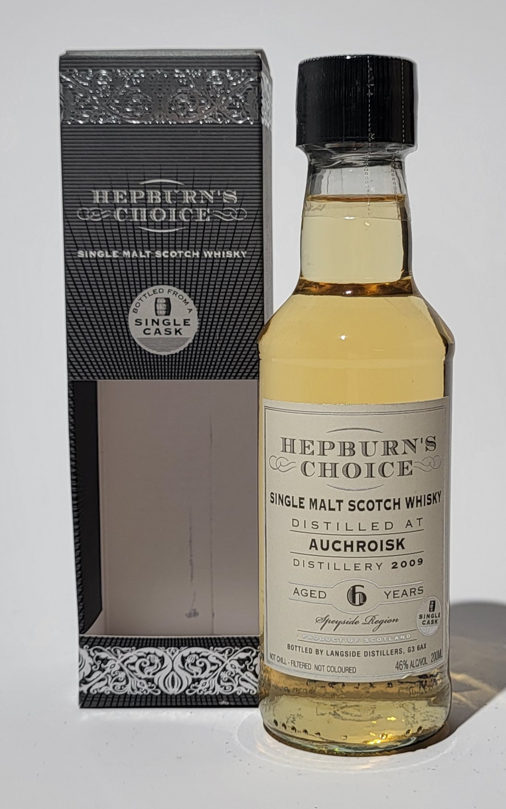 Hunter Laing 'Hepburn's Choice' Auchroisk 6 Years Old - Mini