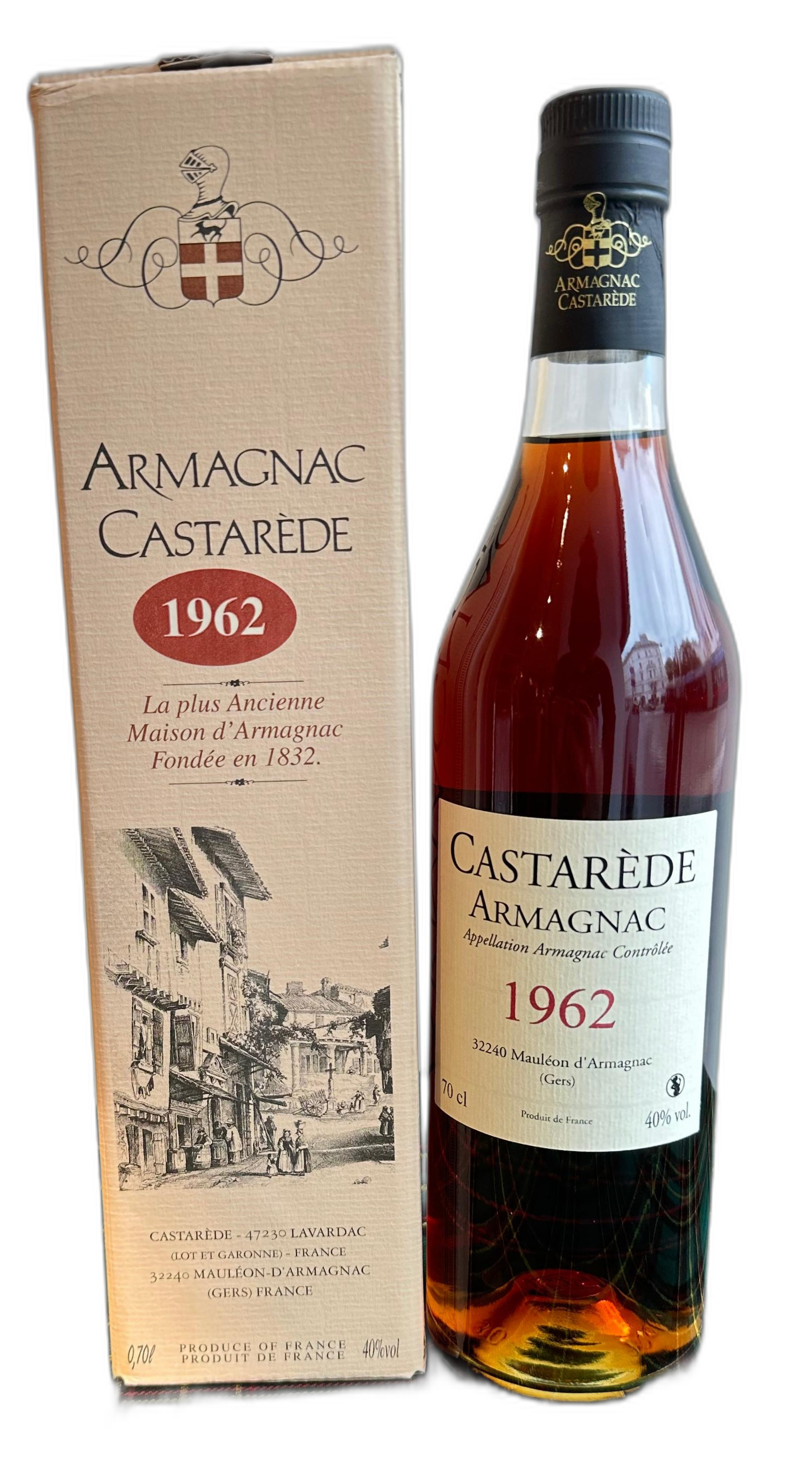 Armagnac Castarede 1962