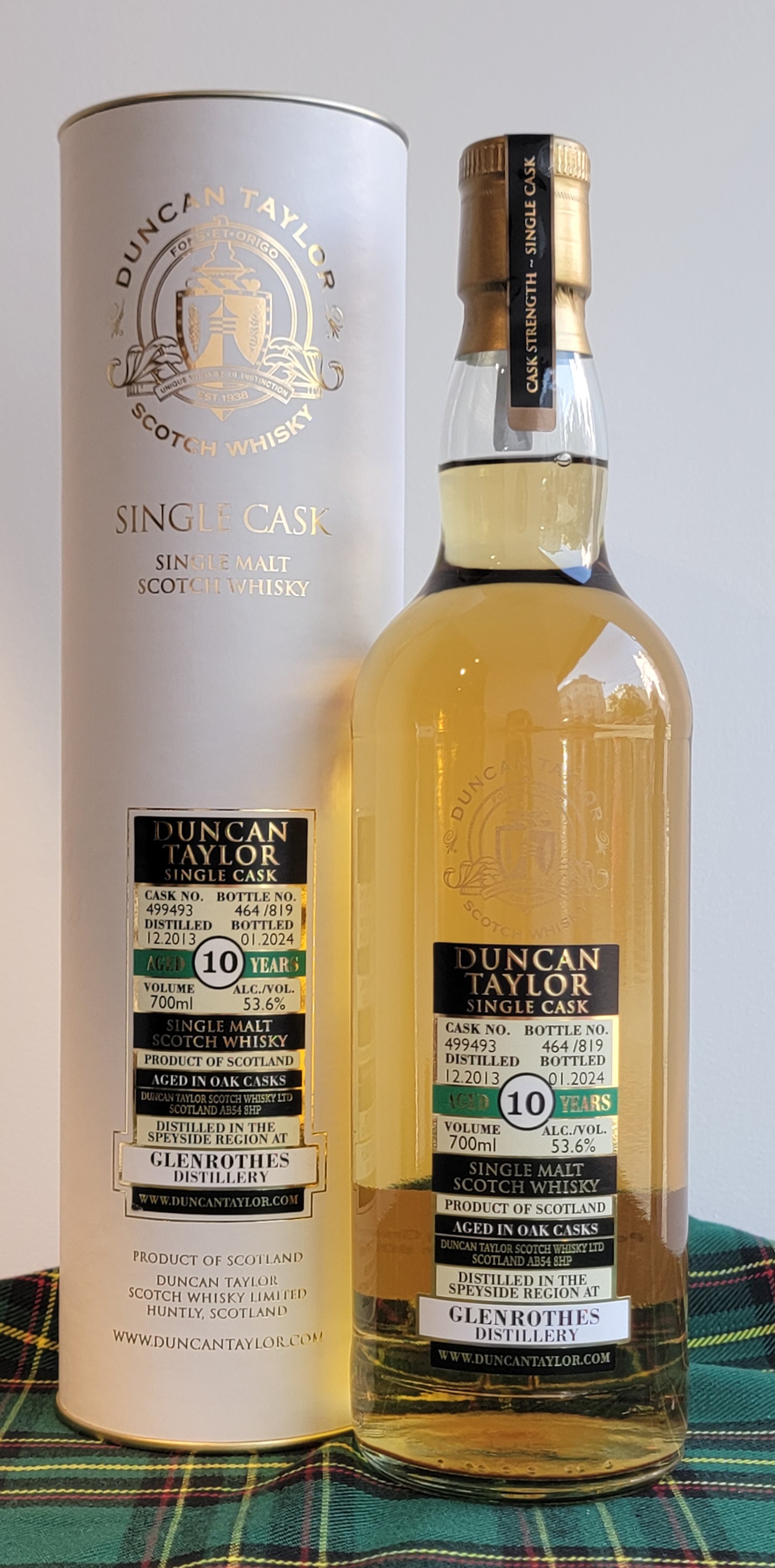 Duncan Taylor 'Single Cask' Glenrothes 2013 10 Years Old
