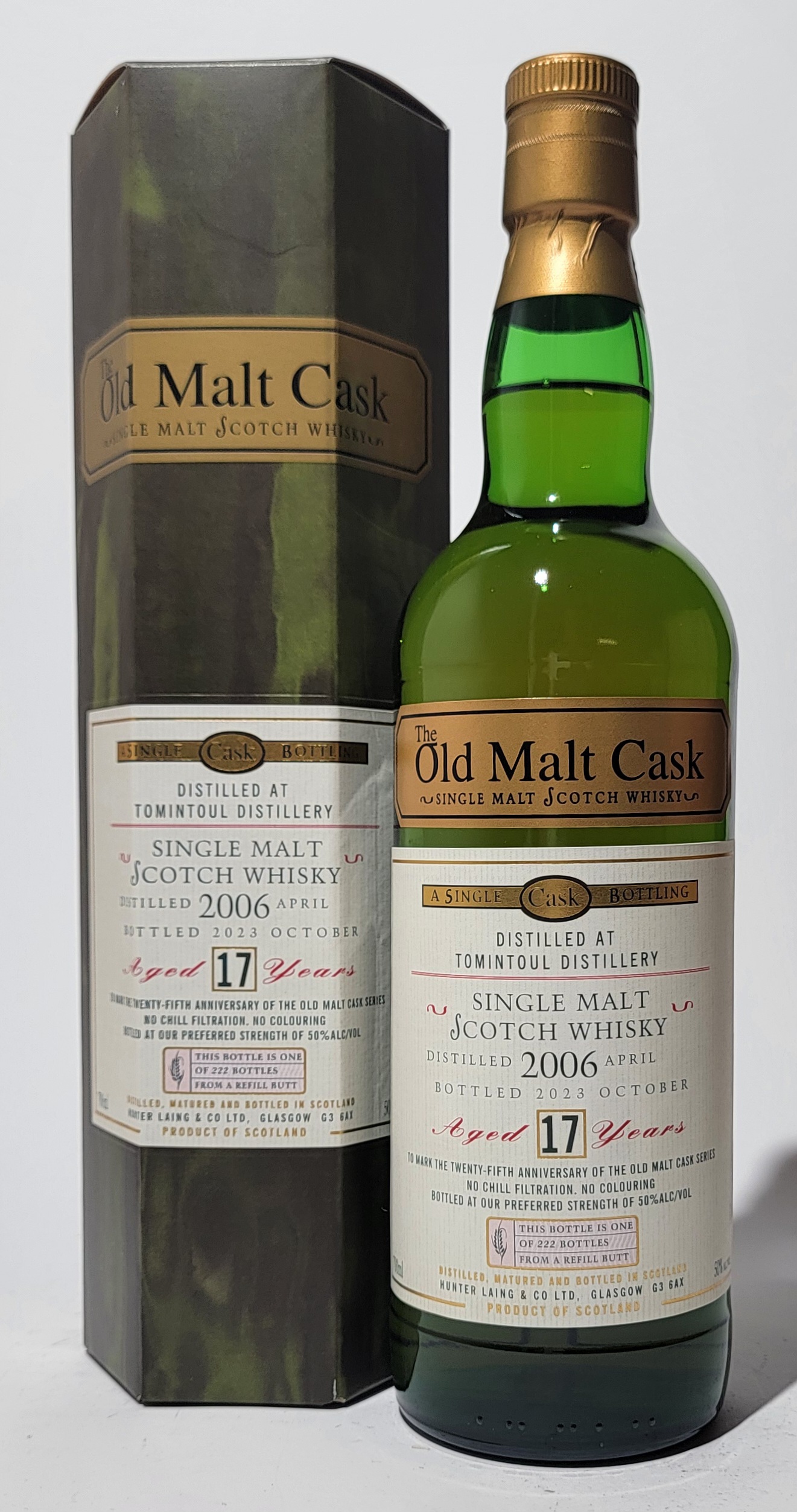 The Old Malt Cask Tomintoul 2006 17 Years Old The Old Malt Cask Tomintoul 2006 17 Years Old
