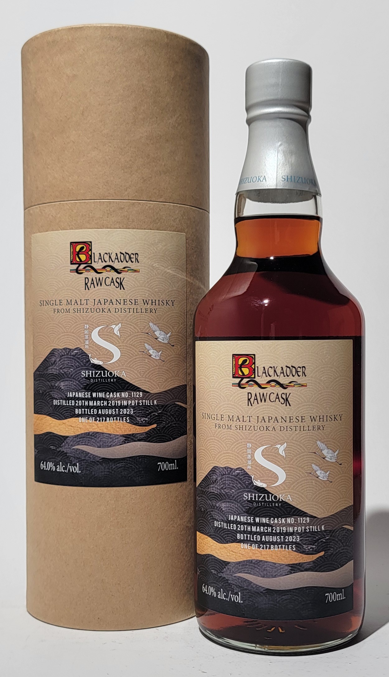 Blackadder Raw Cask Shizuoka Single Malt Sachiho Golden Malt Pot Still 2019 