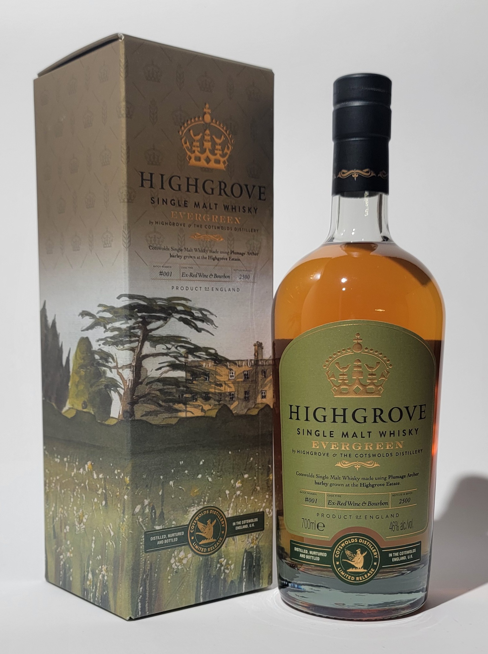 Cotswolds 'Highgrove Evergreen' Single Malt