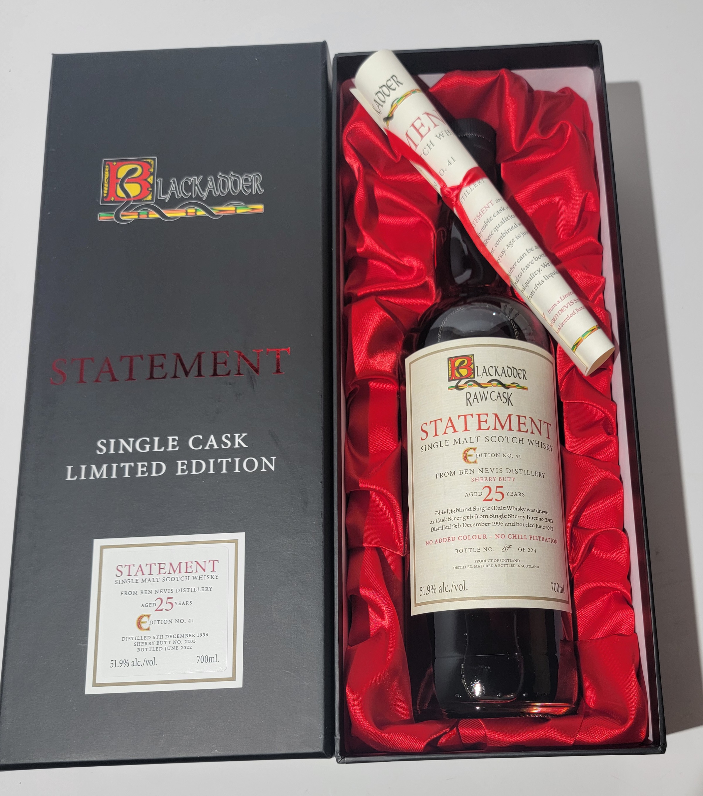 Flasche in geöffneter Verpackung