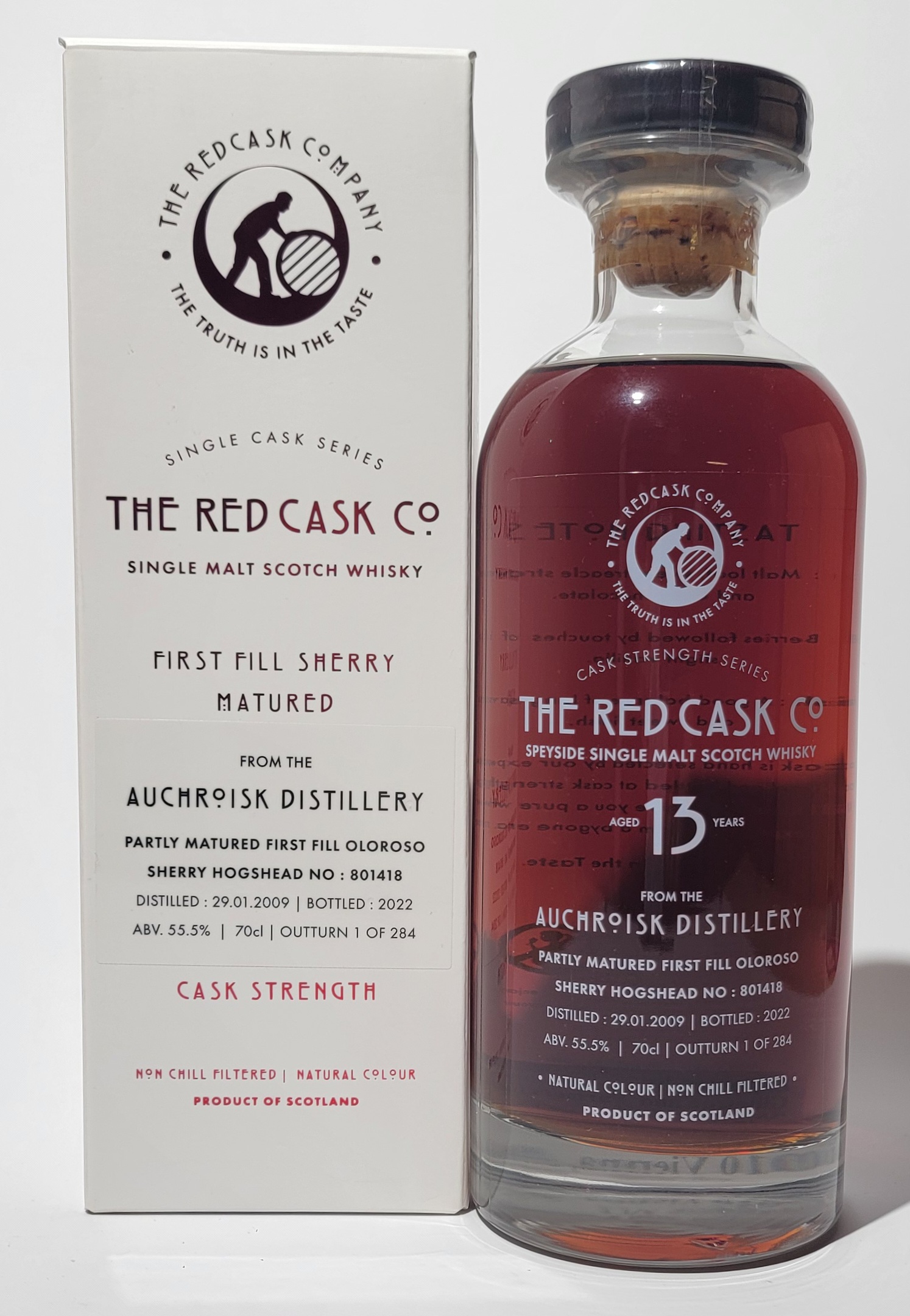 The Red Cask Company Auchroisk 2009 13 Years Old