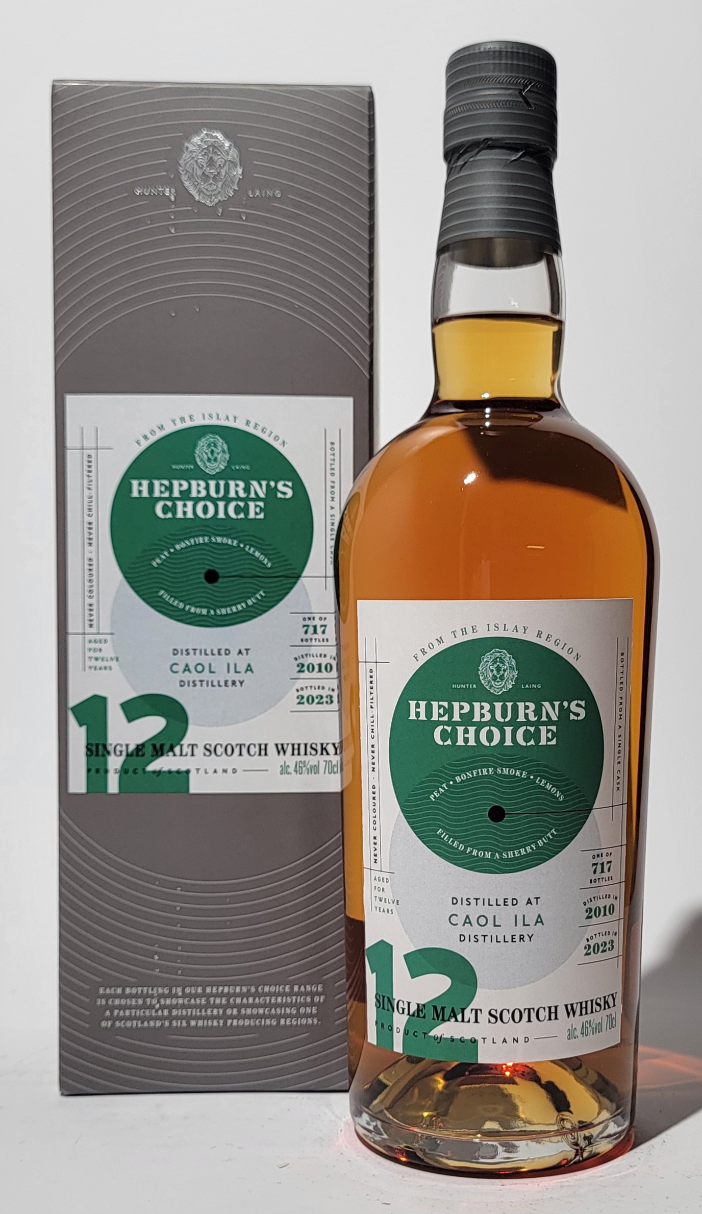Hunter Laing 'Hepburn's Choice' Caol Ila 2010 12 Years Old