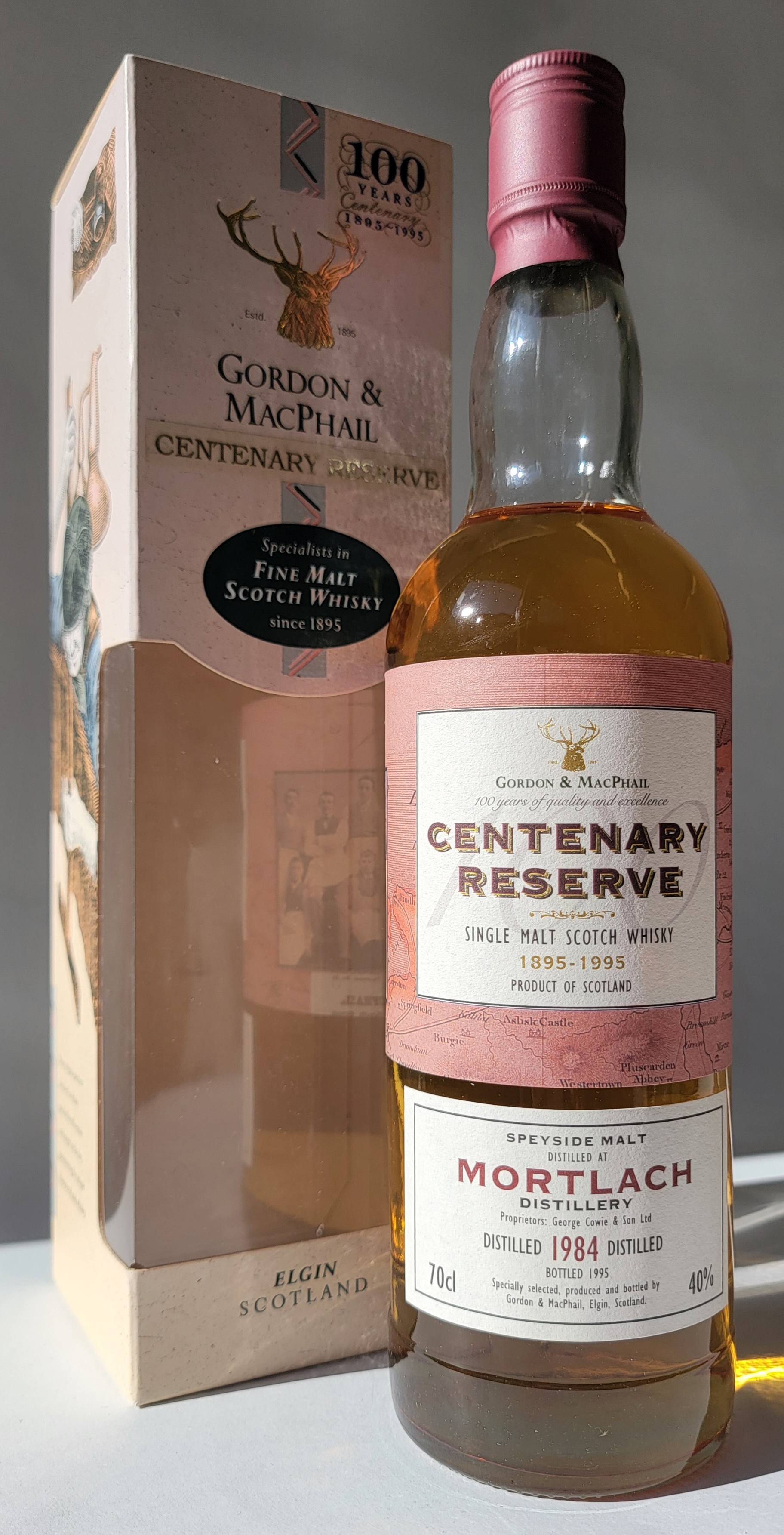 Gordon & MacPhail 'Centenary Reserve' Mortlach 1984 11 Years Old 