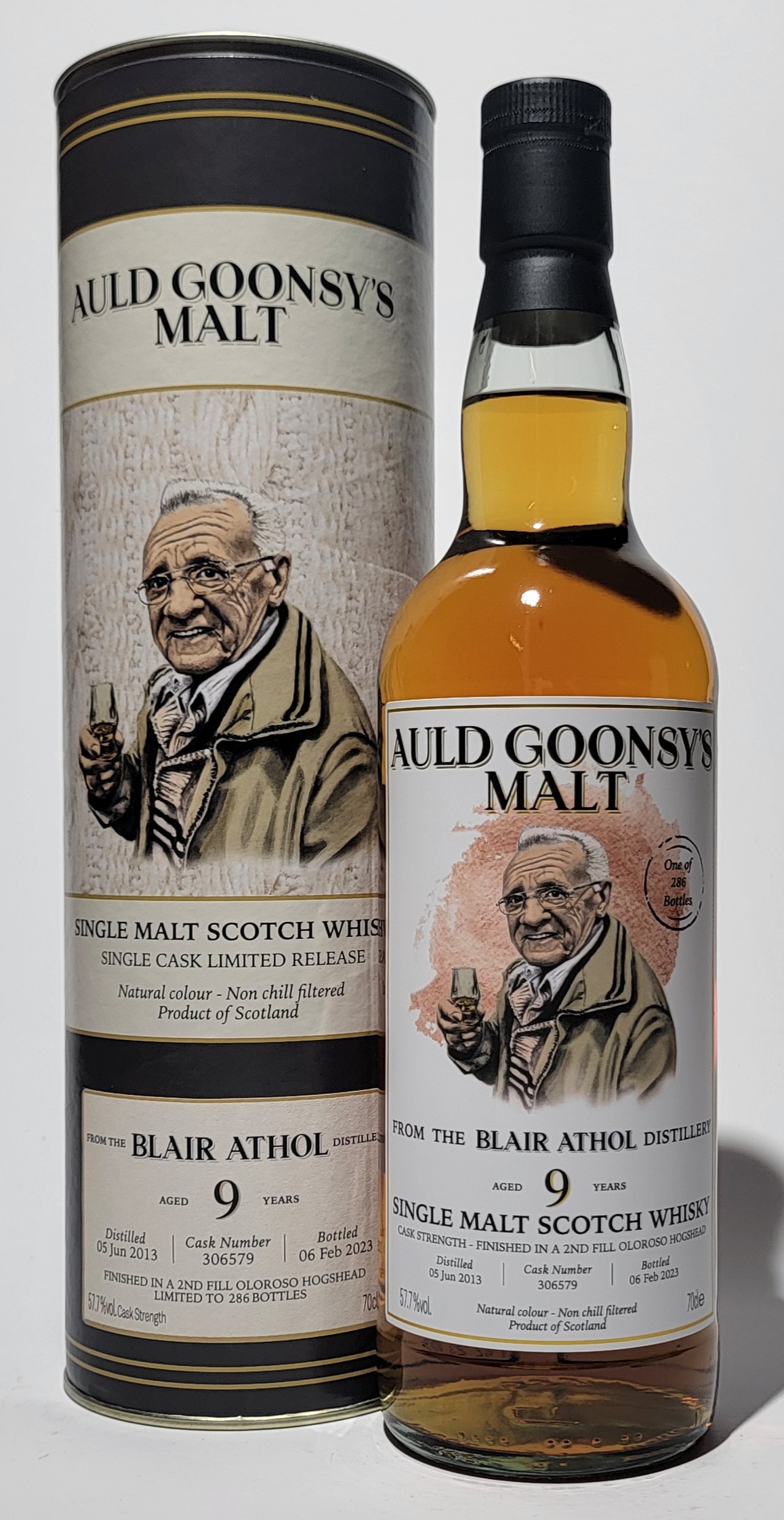 Auld Goonsy's Malt Blair Athol 2013 9 Years Old