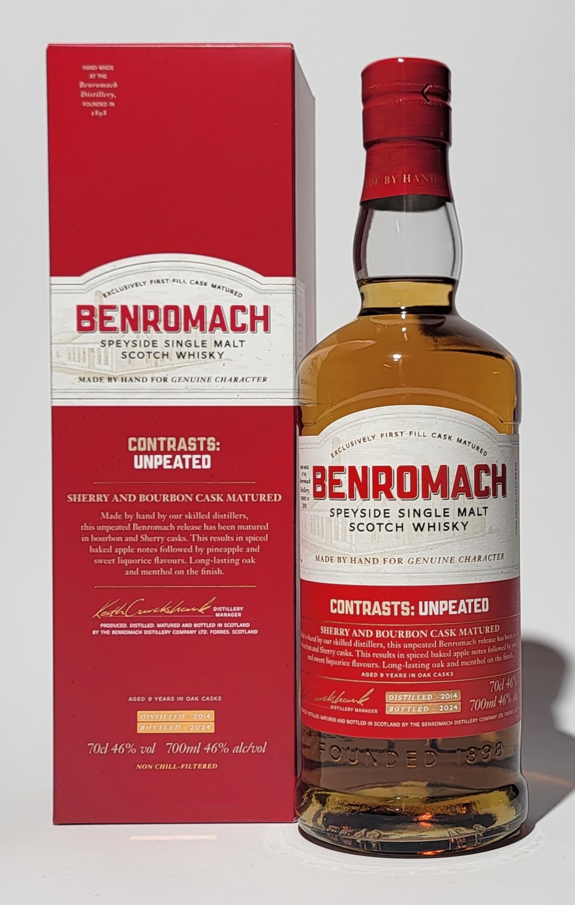 Benromach unpeated 2014  Benromach unpeated 2014