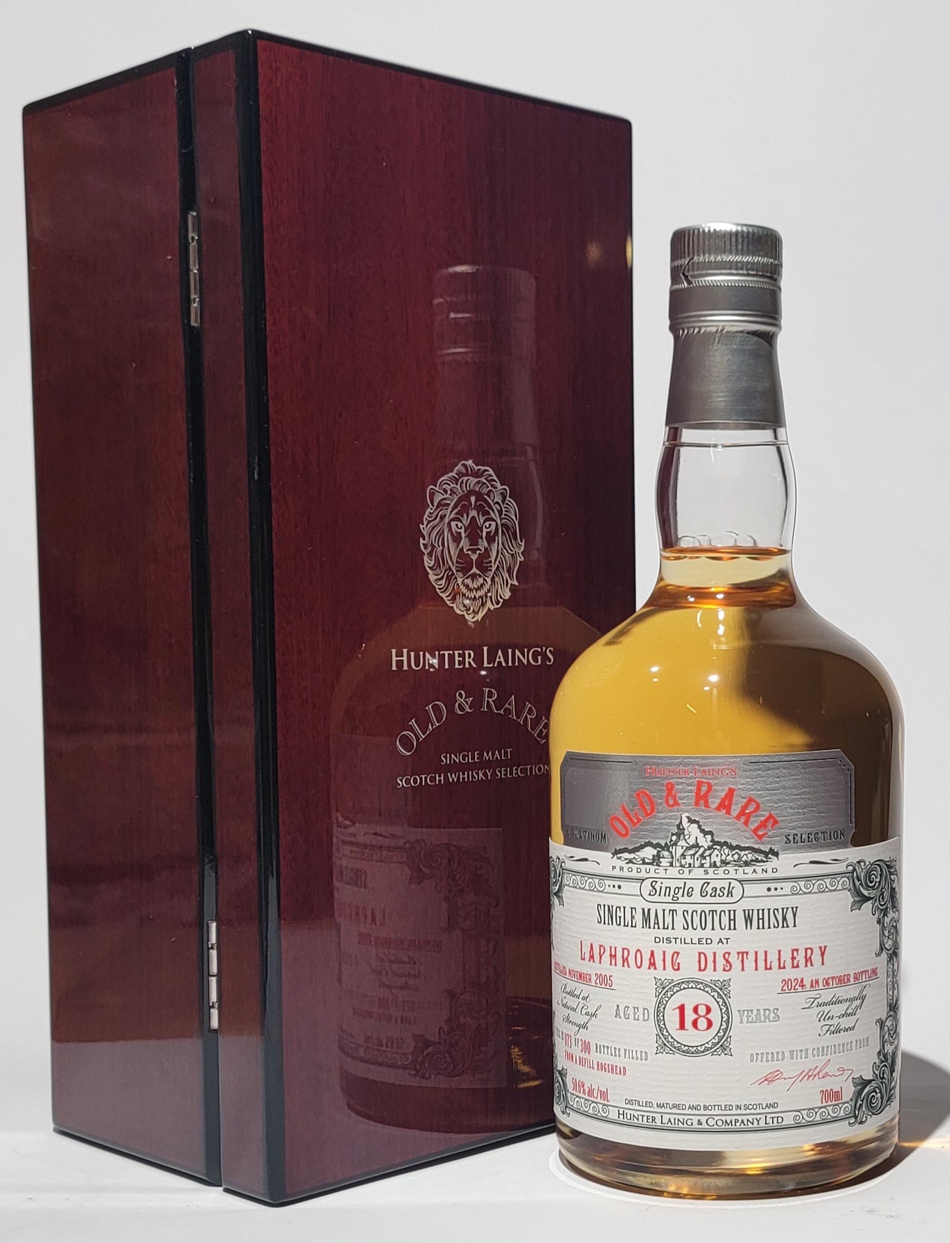 Hunter Laing 'Old & Rare' Laphroaig 2005 18 Years Old