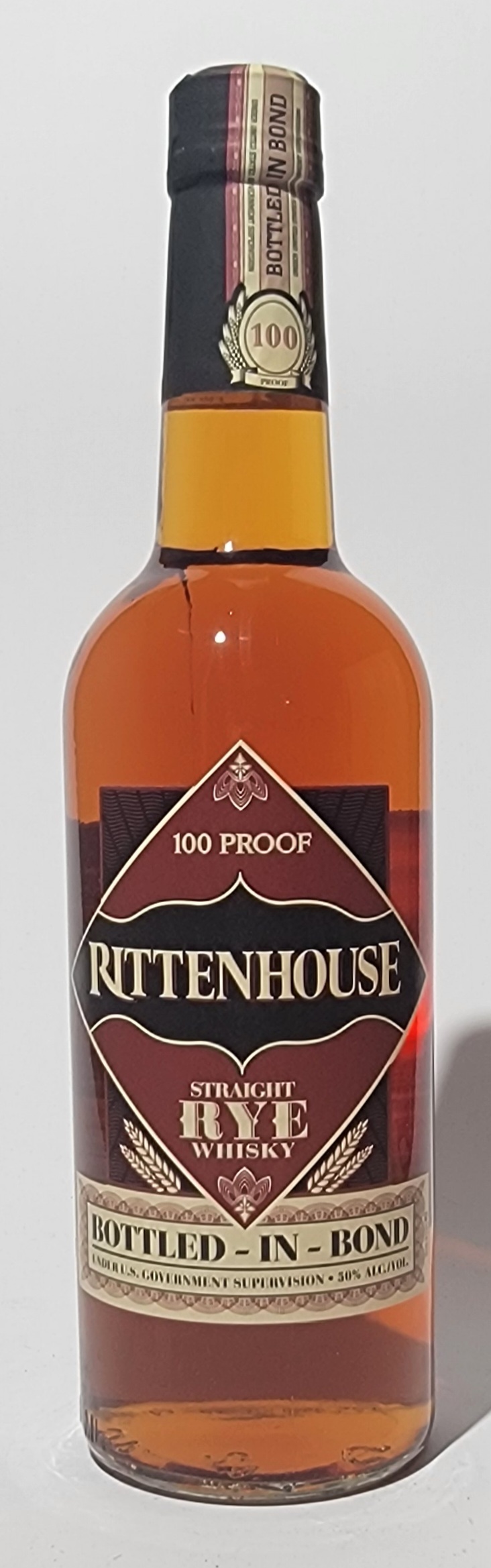 Rittenhouse Straight Rye Whisky 100 Proof