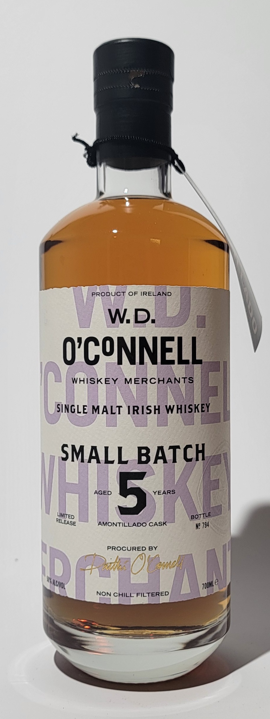 O´Connell  'Small Batch' 5 Years Old - AMONTILLADO Cask