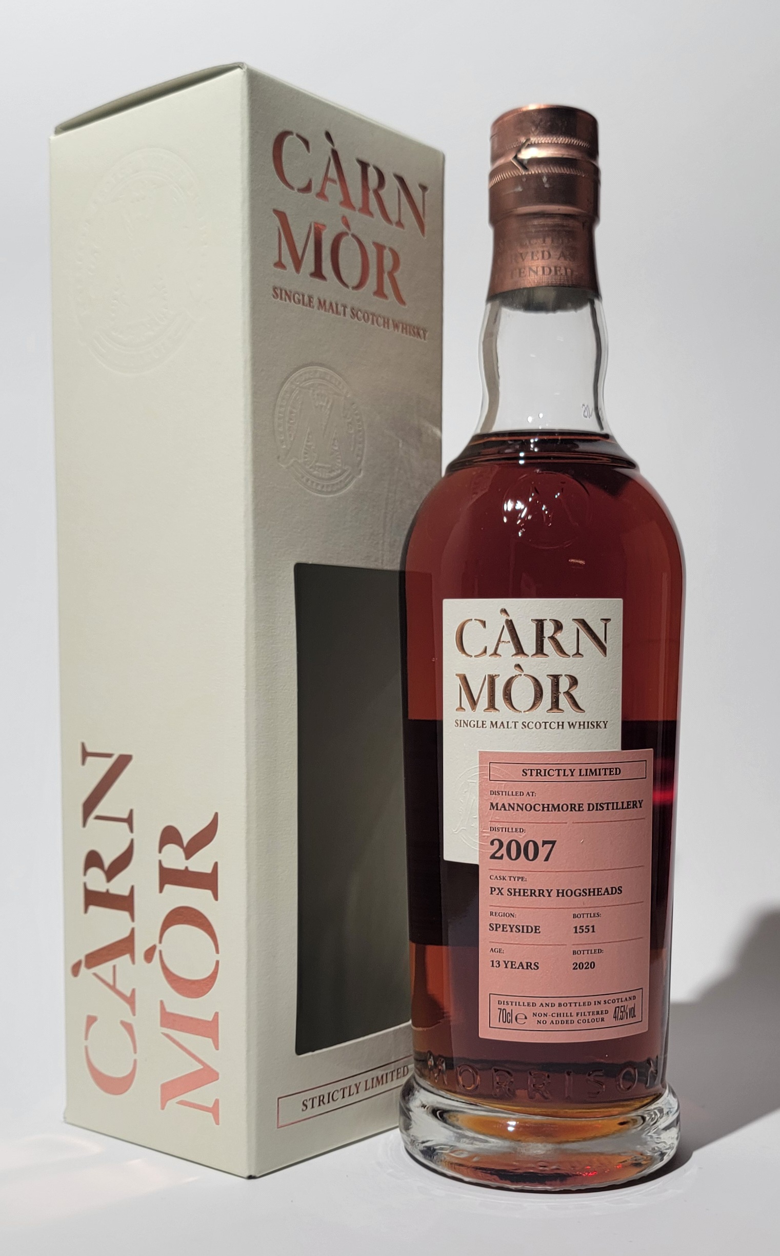 Carn Mor 'Strictly Limited' Mannochmore 2007 13 Years Old