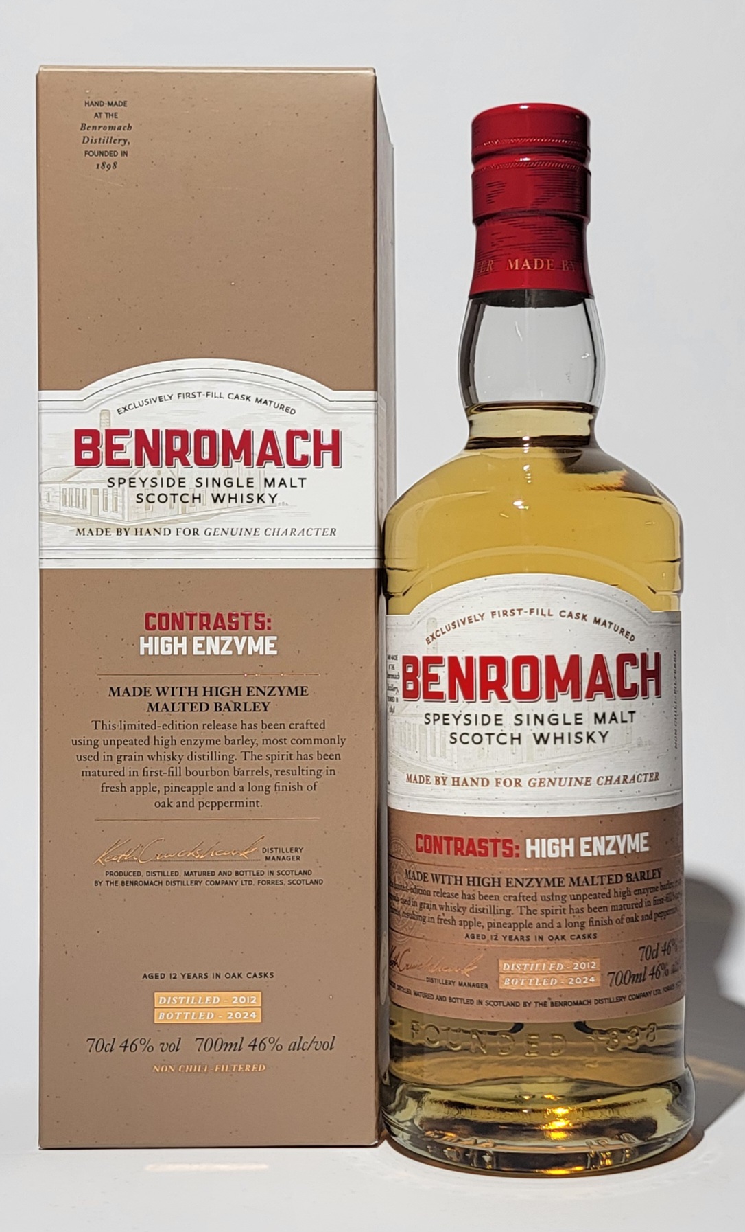 Benromach High Enzyme 2012 12 Years Old Benromach High Enzyme 2012 12 Years Old