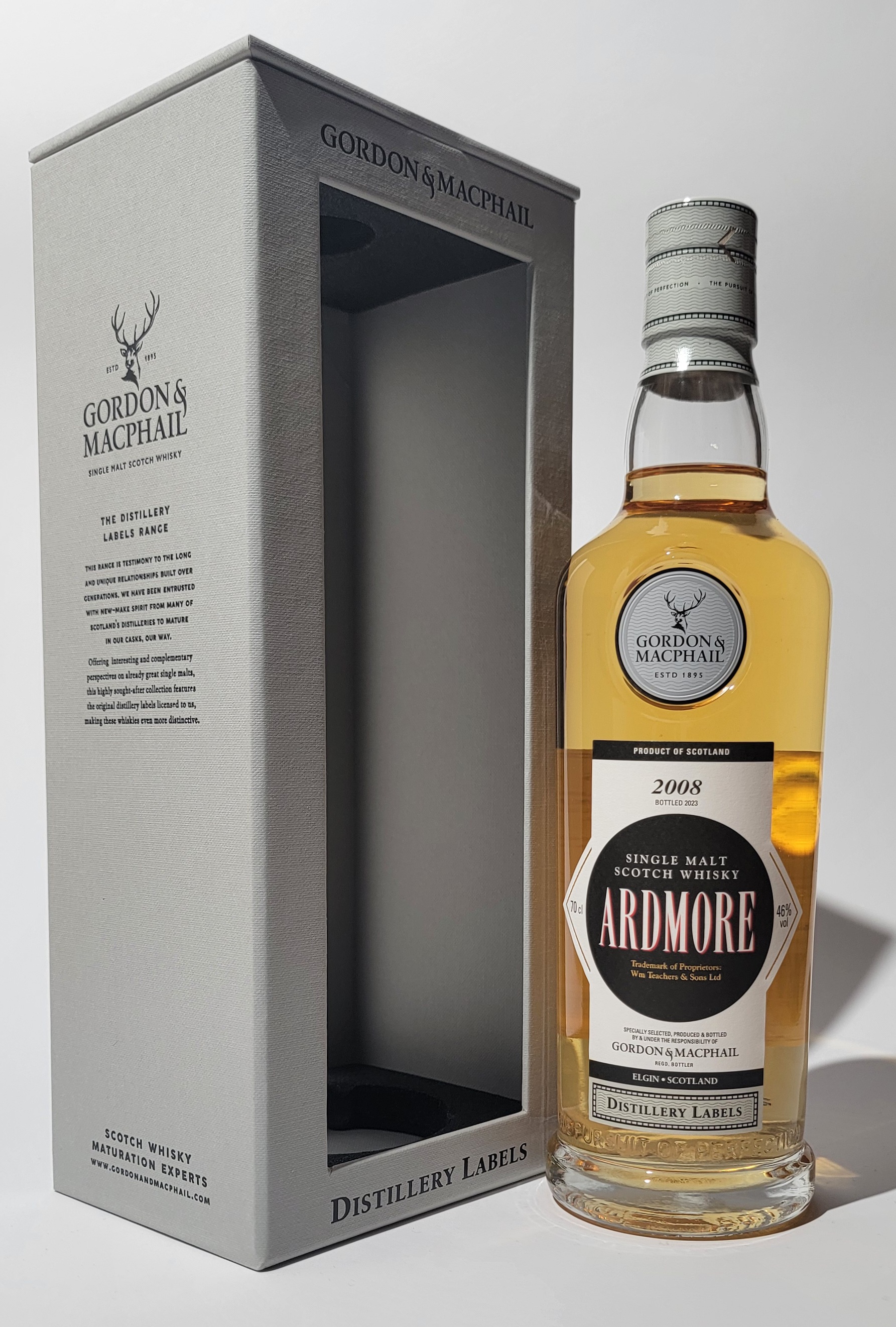Gordon & MacPhail 'Distillery Labels' Ardmore 2008 15 Years Old