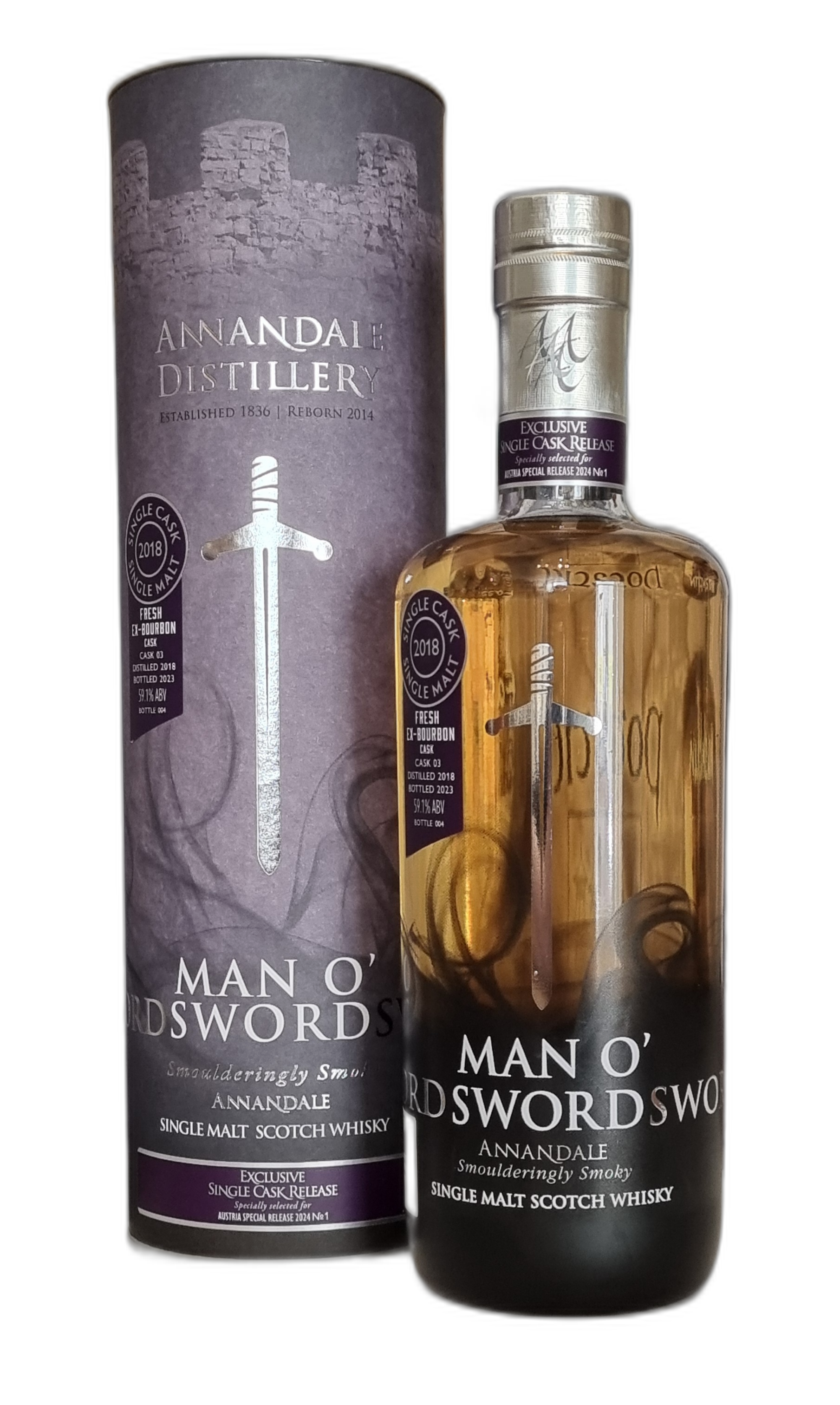 Annandale MAN O'SWORD Fresh Bourbon Cask 3 (2018)