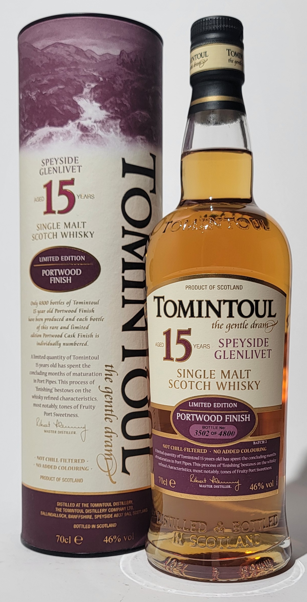 Tomintoul 15 Years Old Portwood Finish 2006