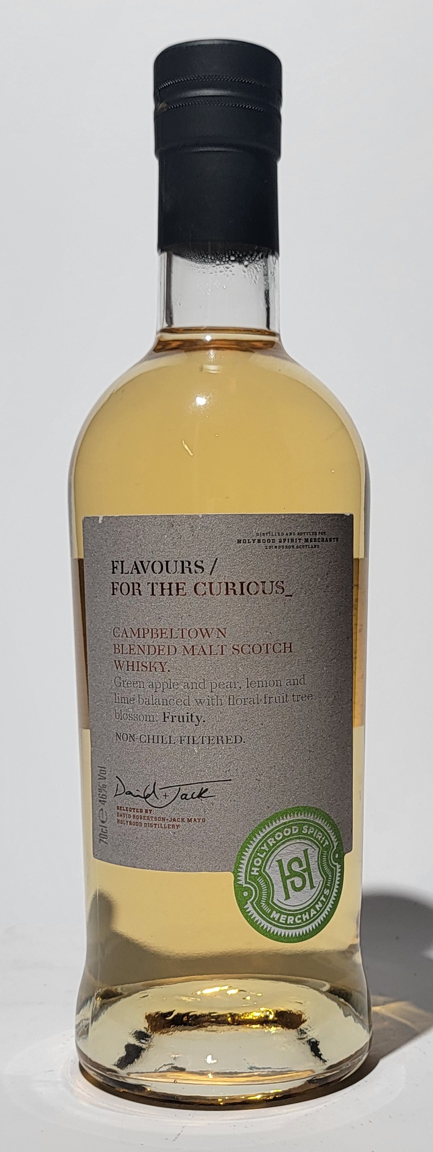 Holyrood Fruity: Campbeltown Blended Malt Scotch Whisky 