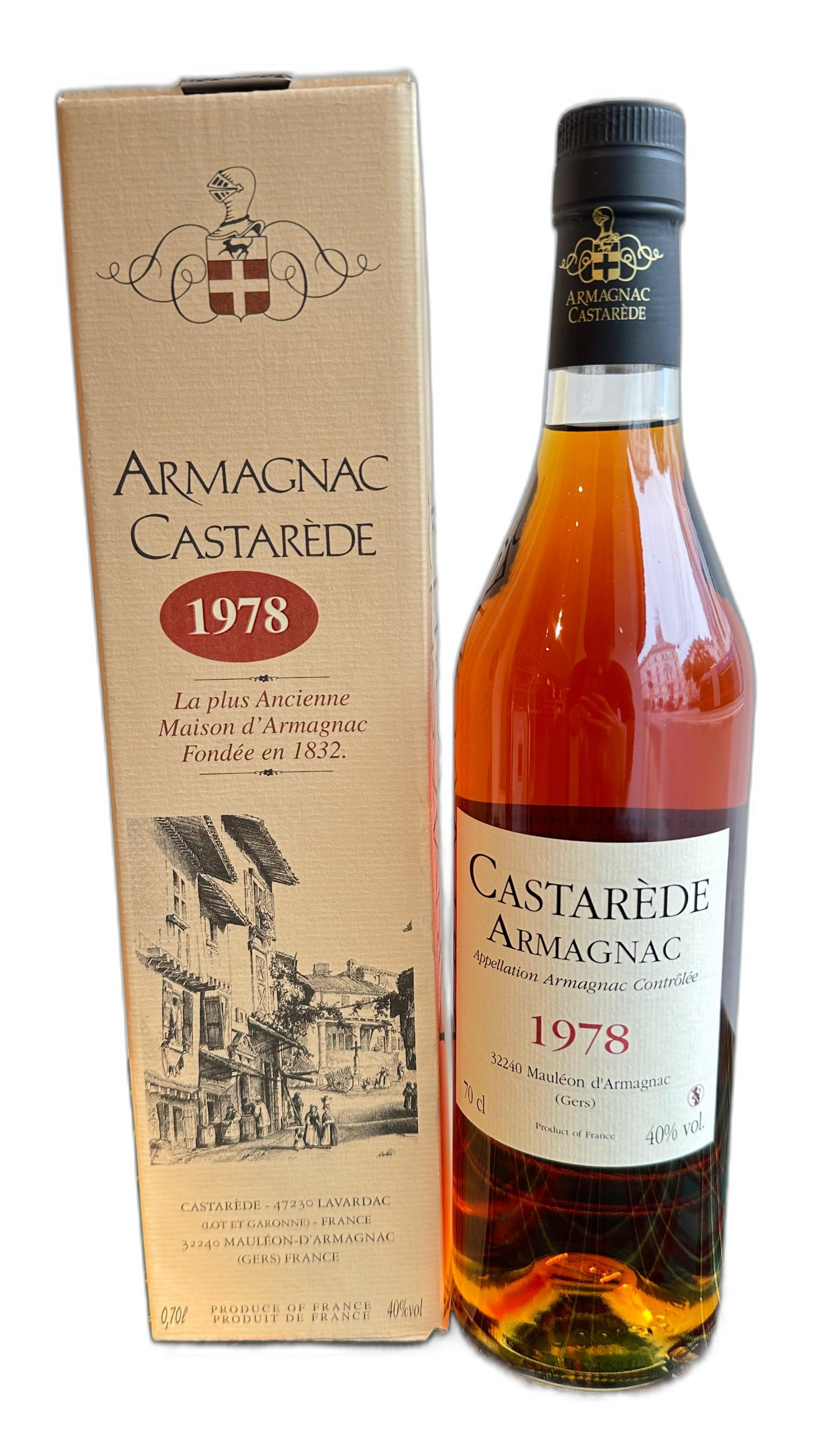 Armagnac Castarede 1978