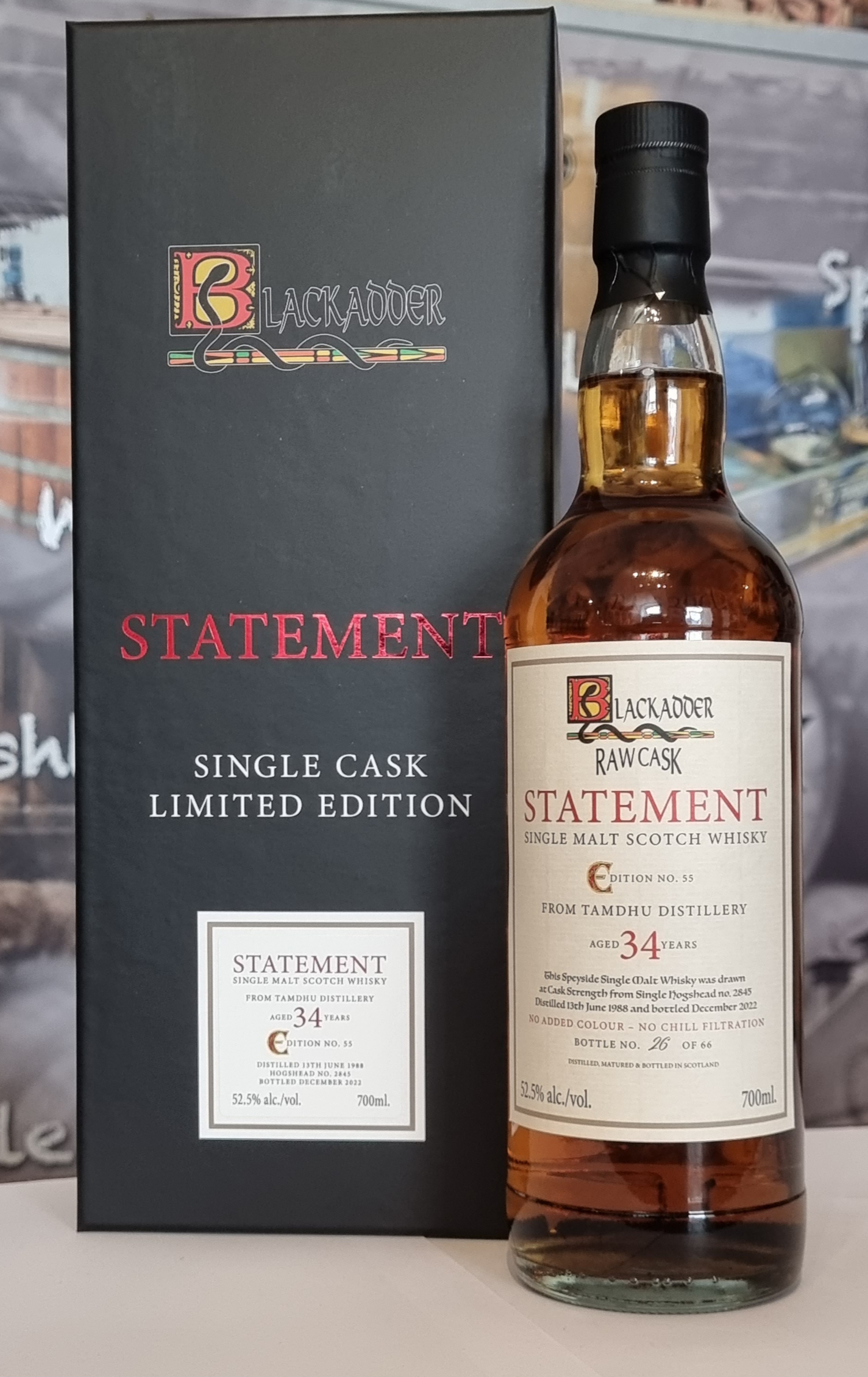 Tamdhu 34y - Blackadder Statement