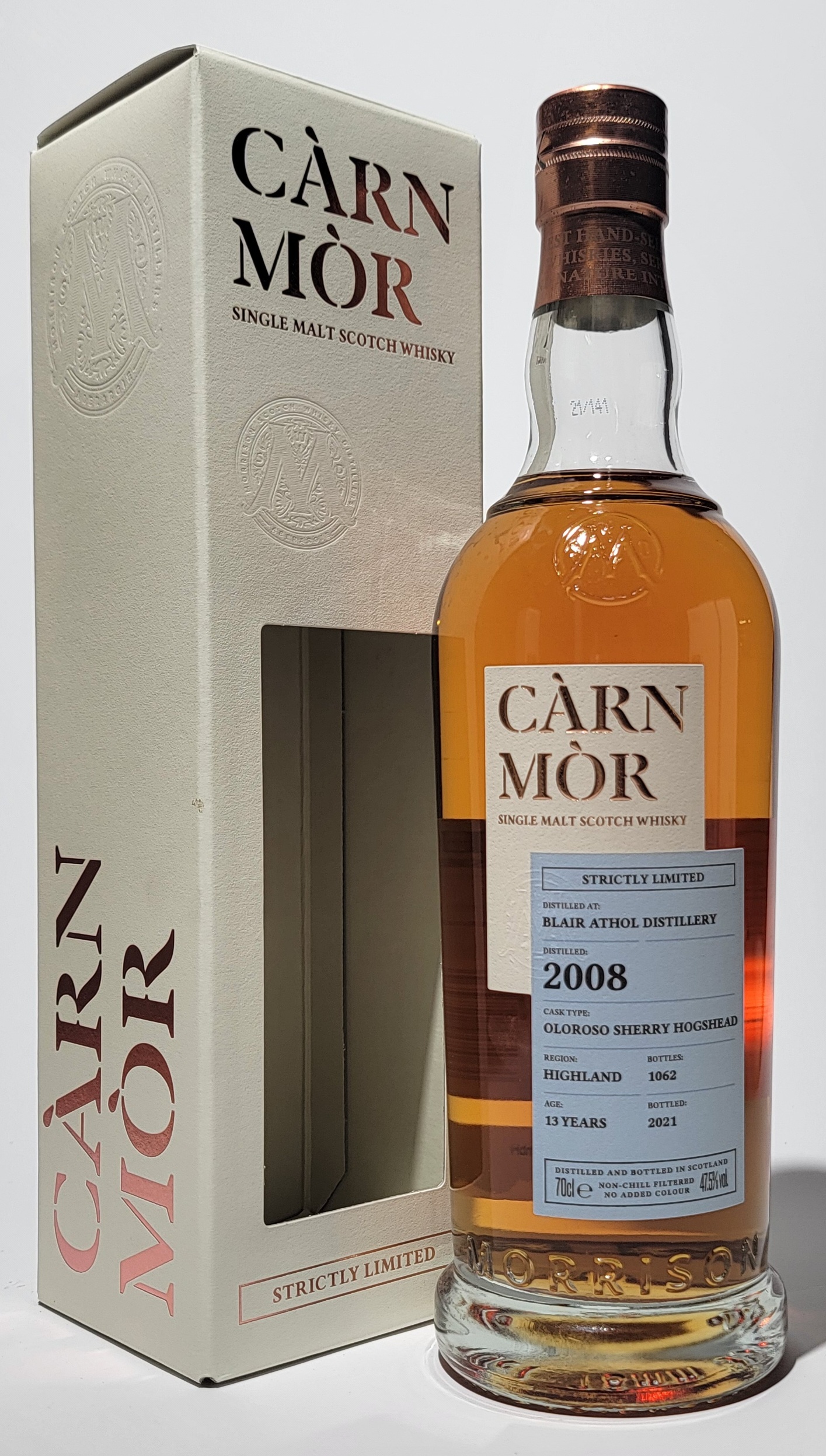 Carn Mor 'Strictly Limited' Blair Athol 2008 13 Years Old