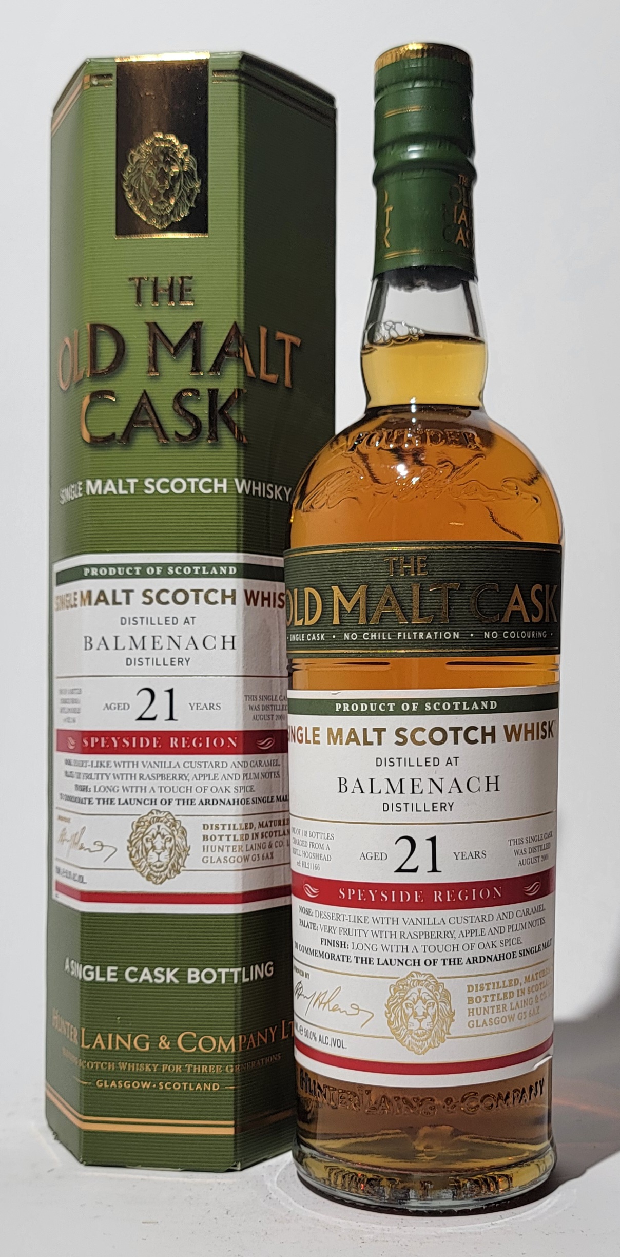 The Old Malt Cask Balmenach 2001 21 Years Old