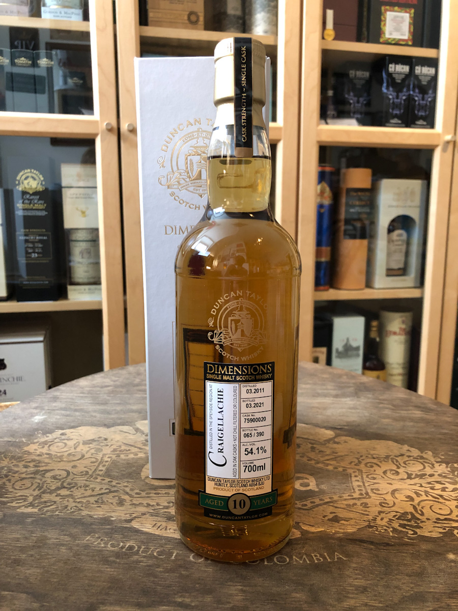 Duncan Taylor 'Dimensons' Craigellachie 2011 10 Years Old Sherry Cask
