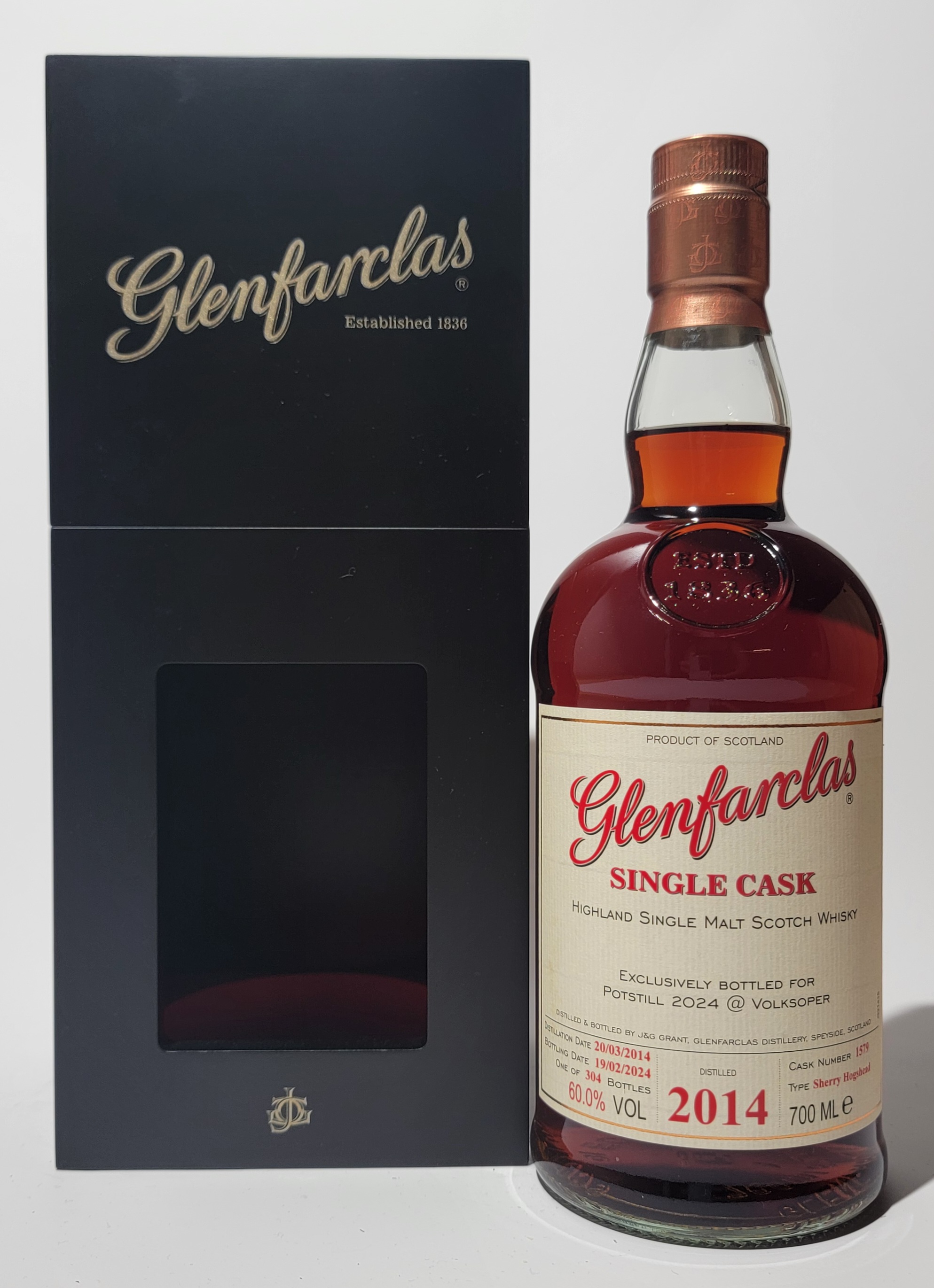Glenfarclas 2014 Cask No. 1579  Potstill @ Volksoper