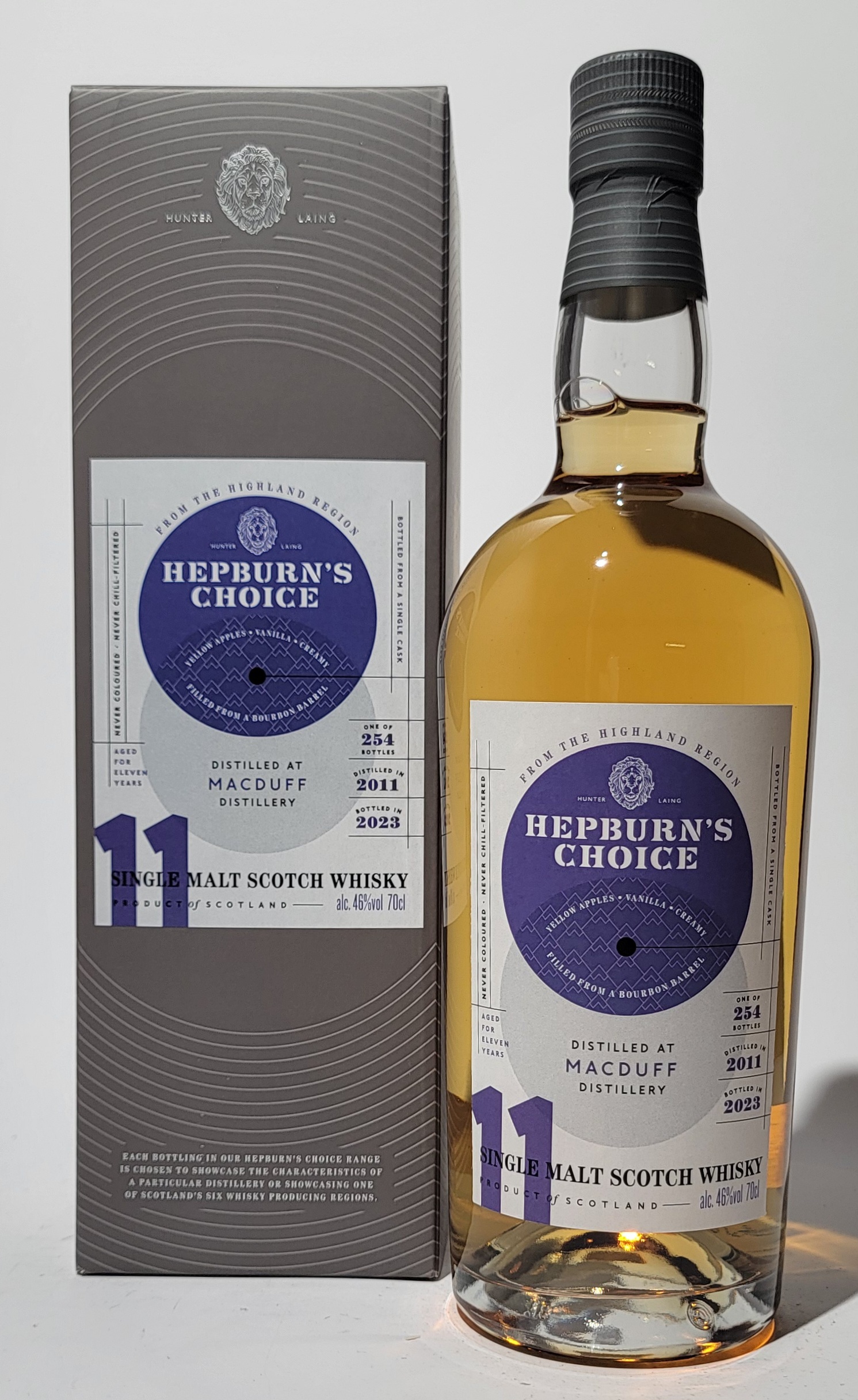 Hunter Laing 'Hepburn's Choice' Macduff 2011 11 Years Old