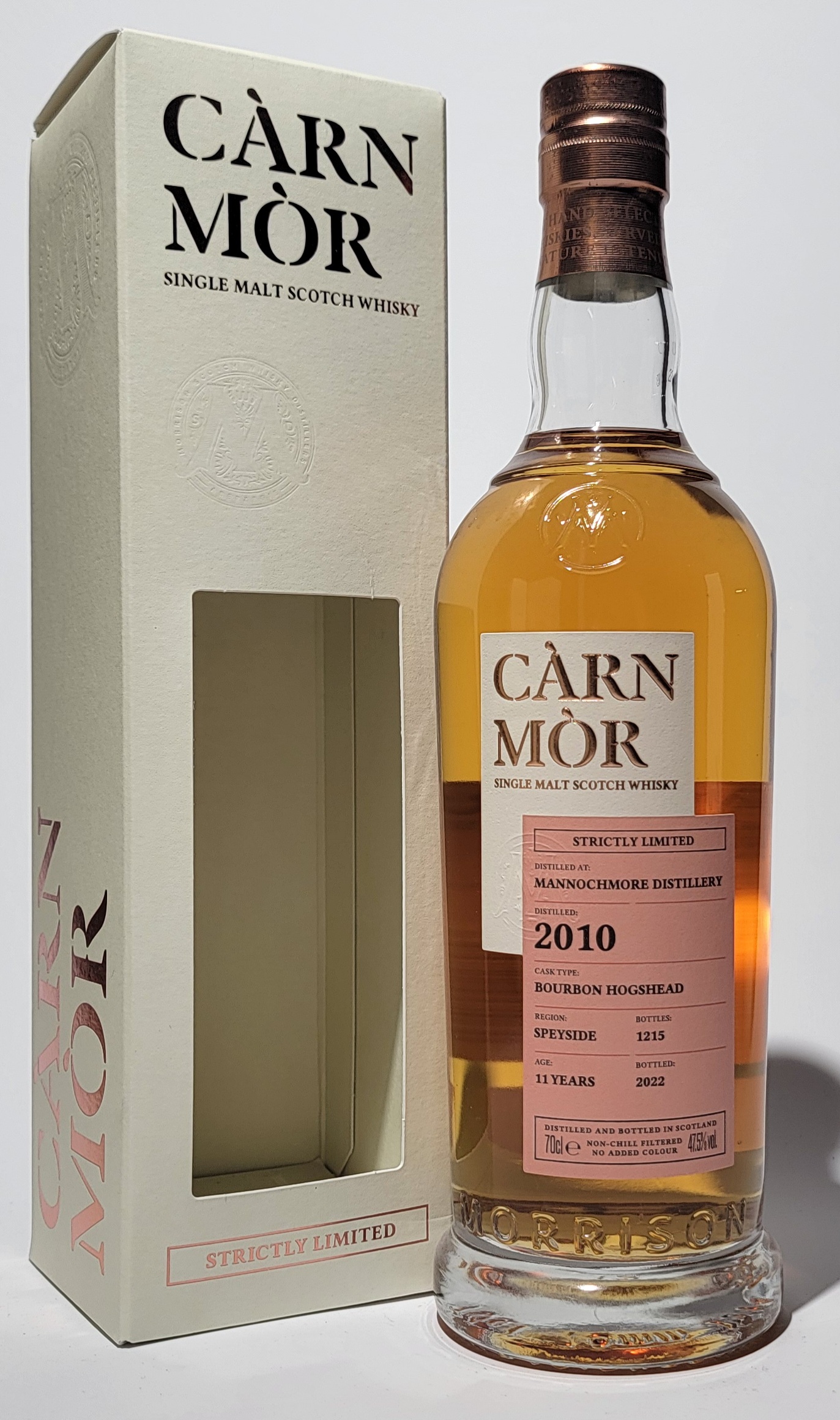 Carn Mor 'Strictly Limited' Mannochmore 2010 11 Years Old