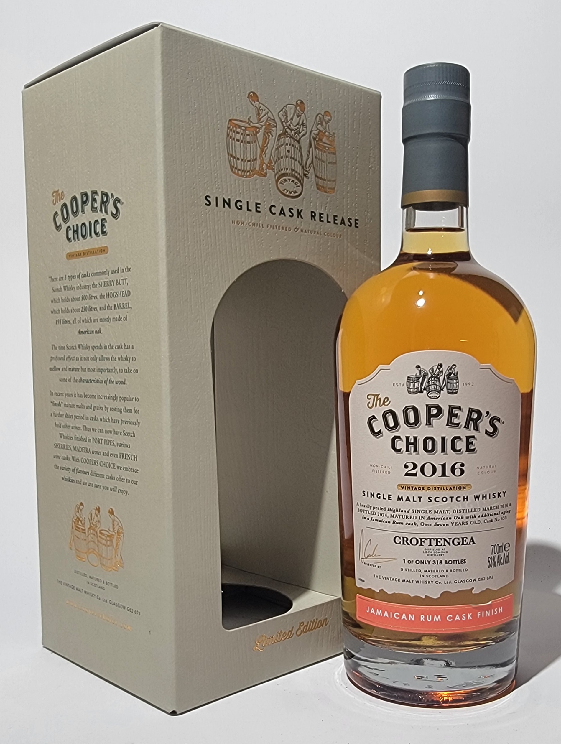 The Cooper's Choice Croftengea 2016 7 Years Old The Cooper's Choice Croftengea 2016 7 Years Old