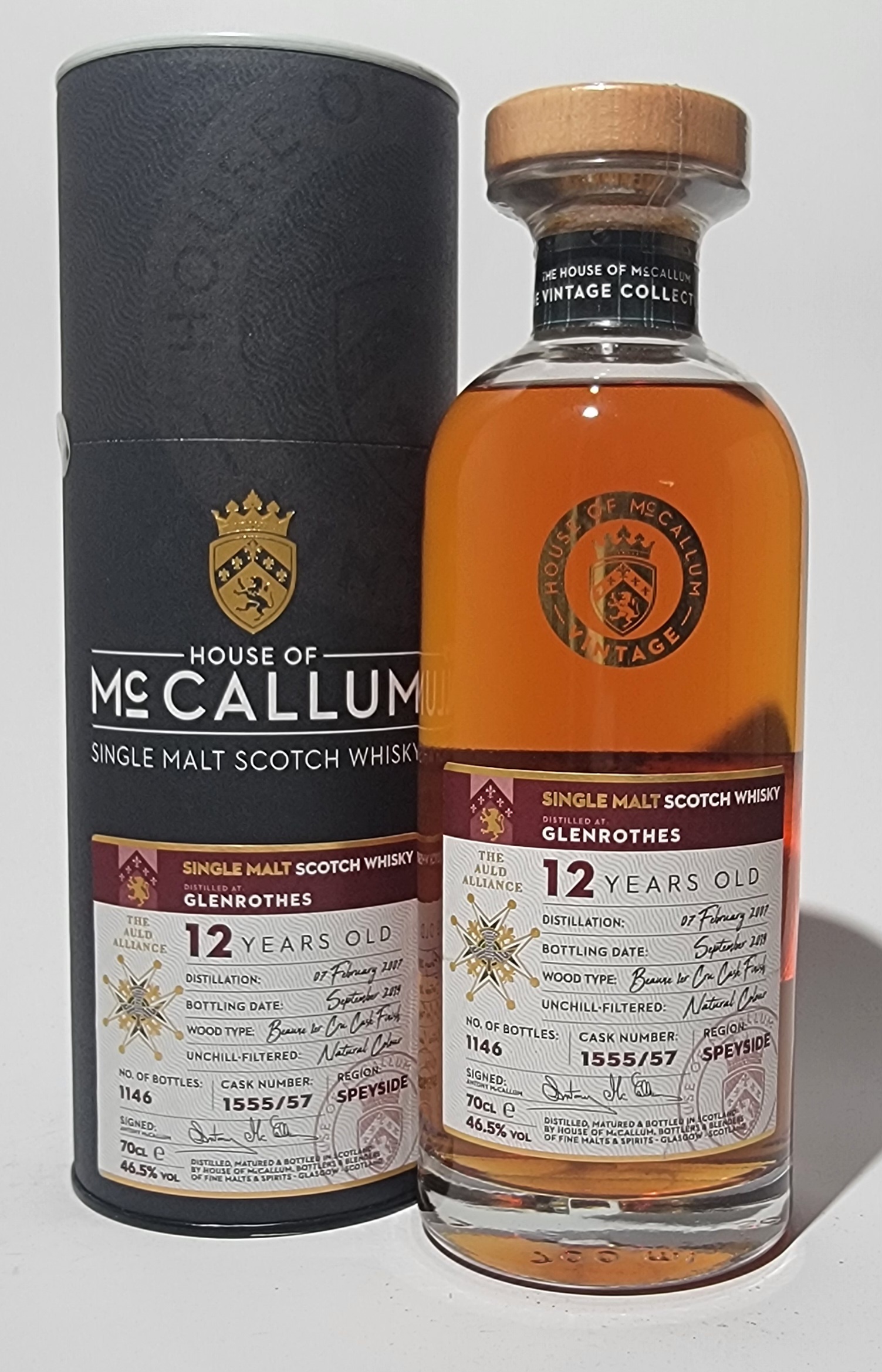 House of McCallum Glenrothes 12 Years Old Beaune 1er Cru