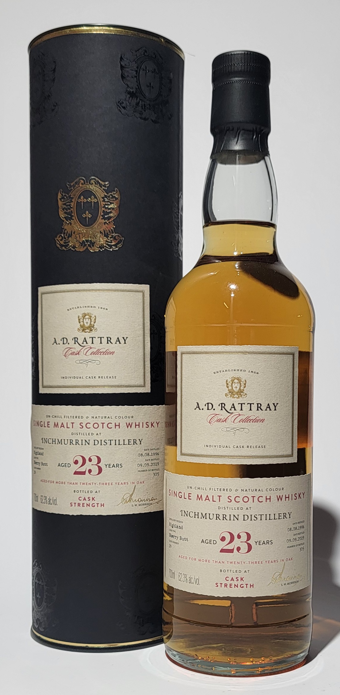 A.D. Rattray 'Cask Collection' Inchmurrin 1996 23 Years Old