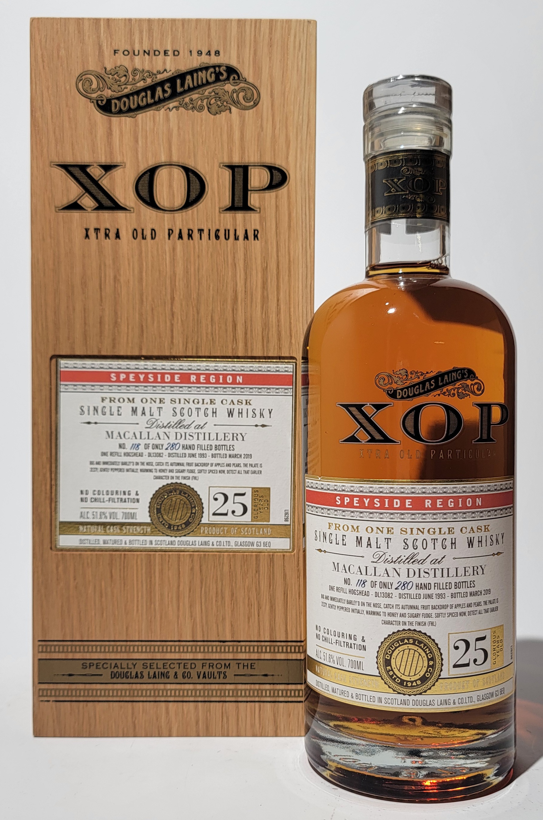 Douglas Laing's 'Xtra Old Particular' Macallan 1993 25 Years Old