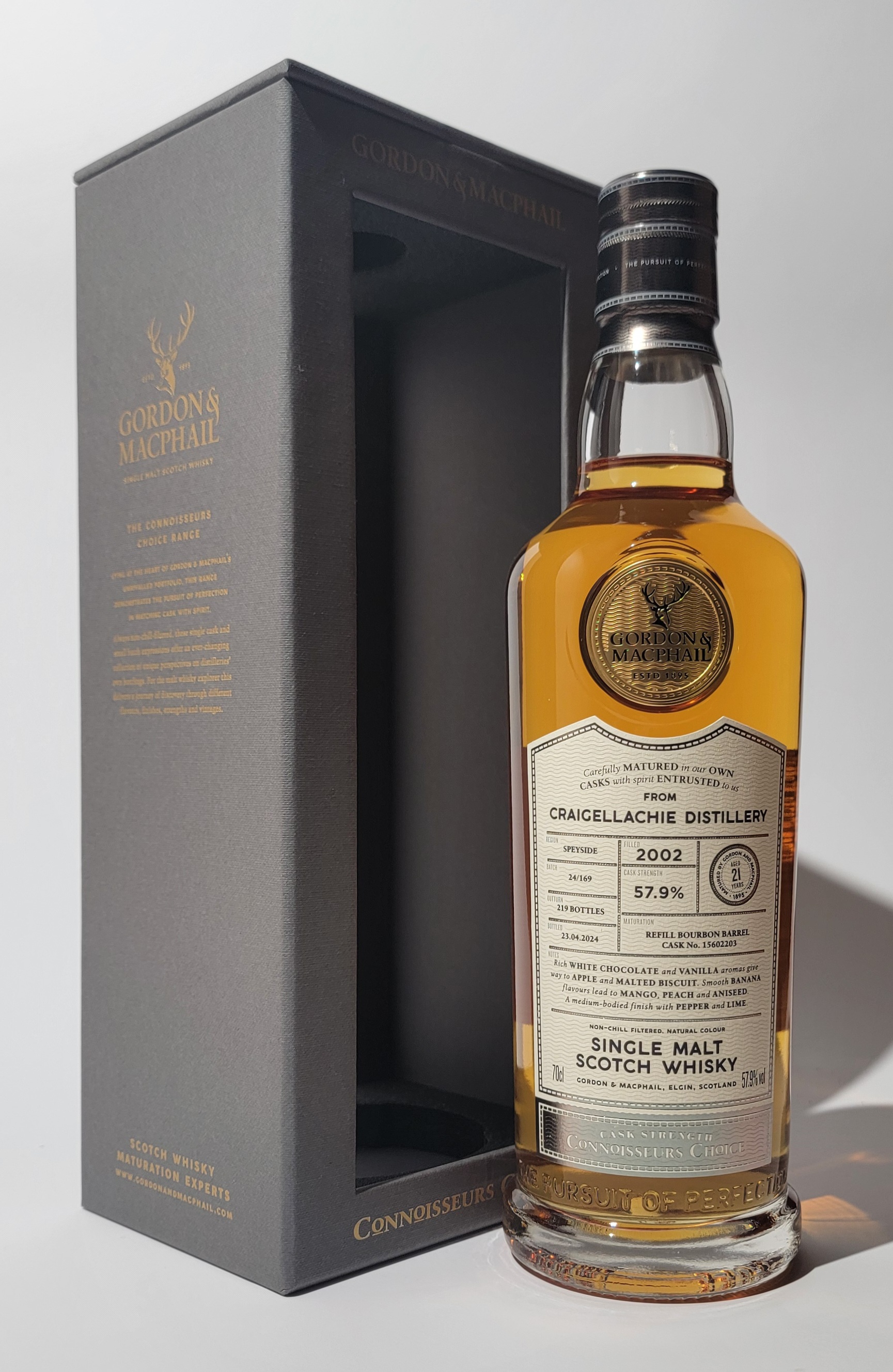 Gordon & MacPhail 'Connoisseurs Choice' Craigellachie 2002 21 Years Old