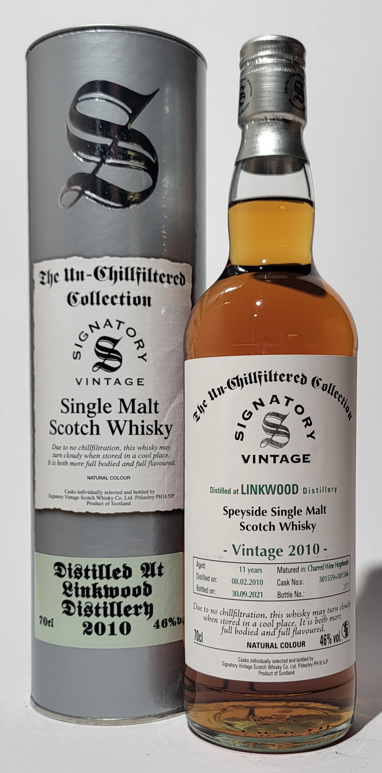 Signatory Vintage Linkwood 2010 11 Years Old