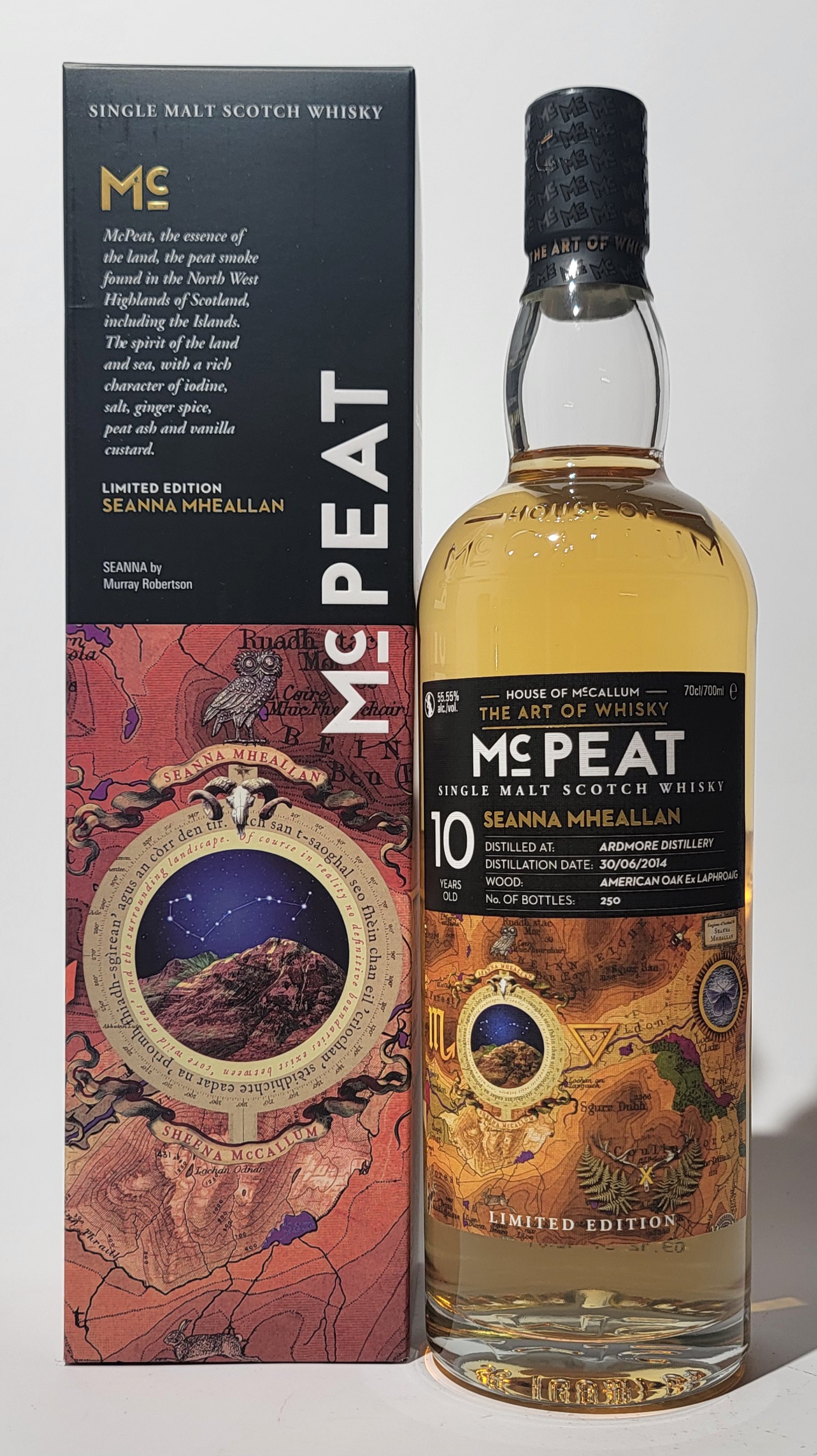 House of McCallum 'Mc Peat' Ardmore 2015 10 Years Old - Seanna Mheallan