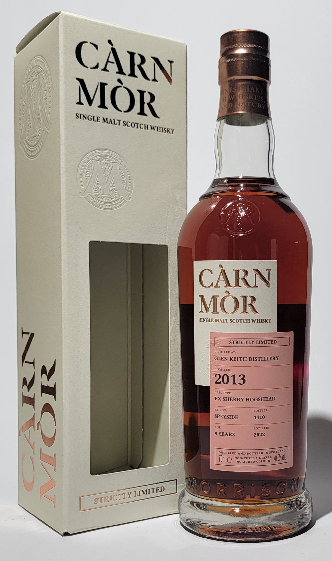 Carn Mor 'Strictly Limited' Glen Keith 2013 9 Years Old