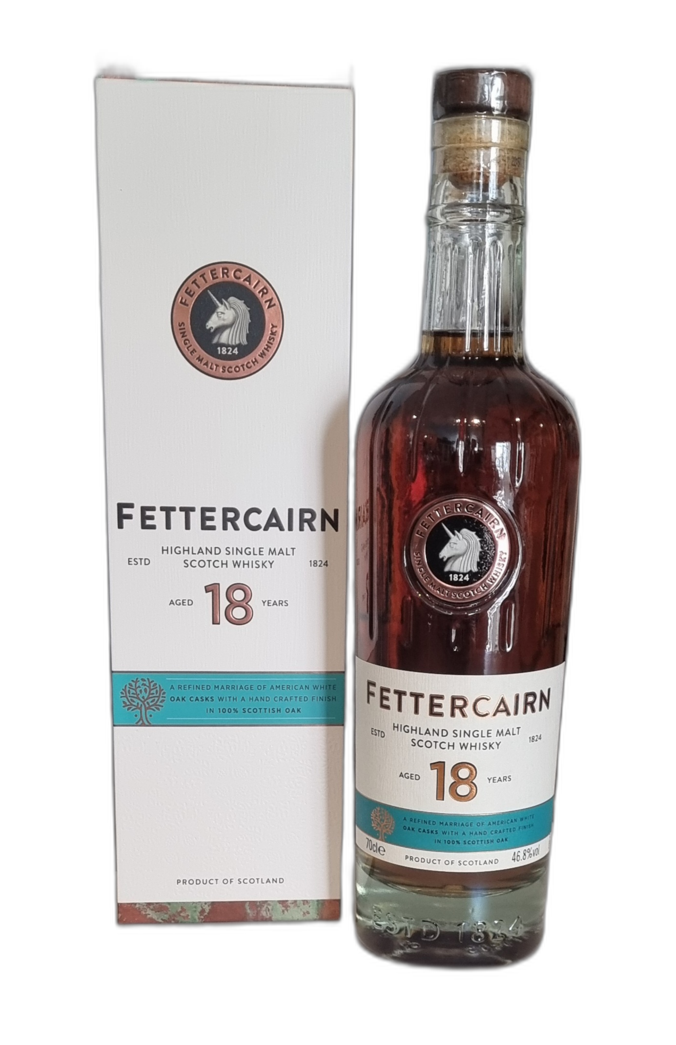 Fettercairn 18 Years Old Scottish Oak