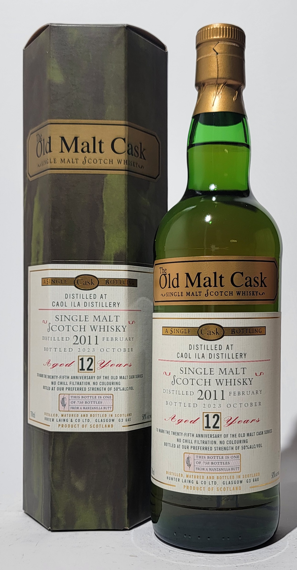 The Old Malt Cask Caol Ila 2011 12 Years Old