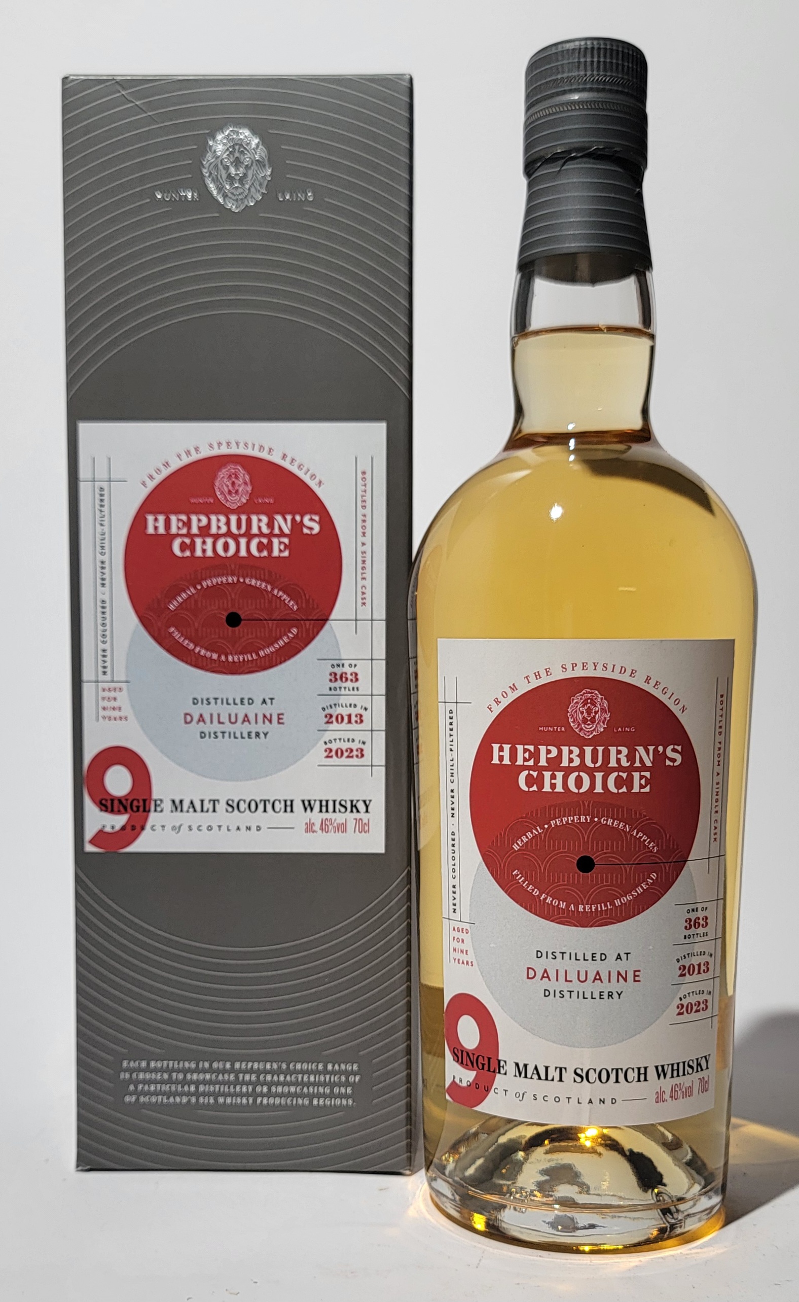 Hunter Laing 'Hepburn's Choice' Dailuaine  2013 9 Years Old