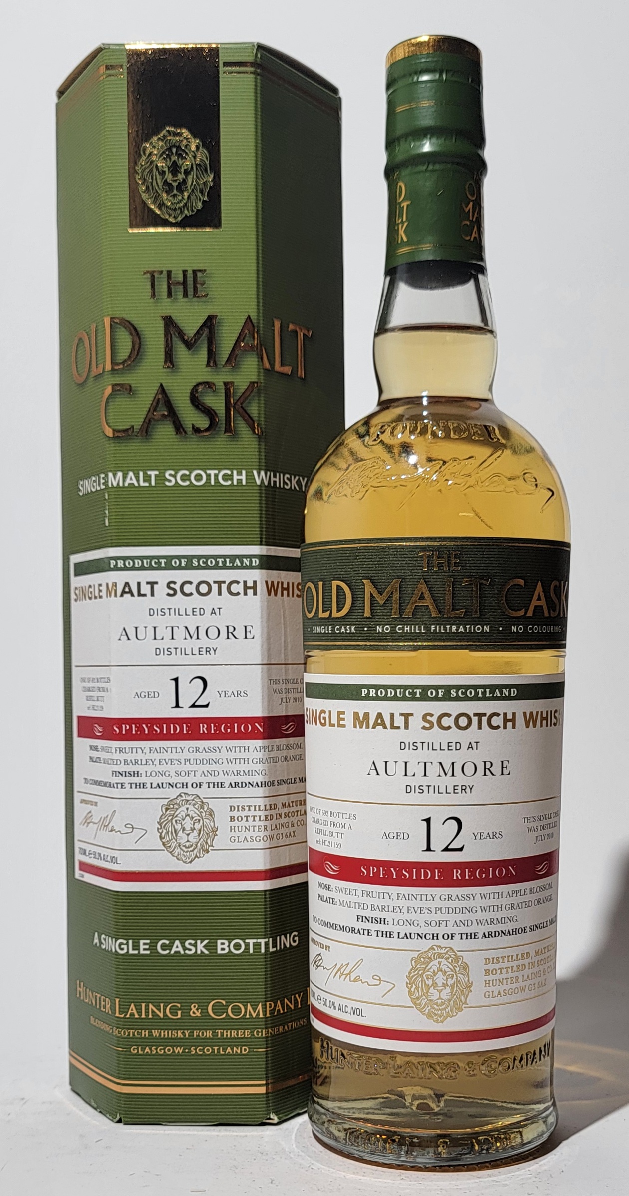 The Old Malt Cask Aultmore 2010 12 Years Old