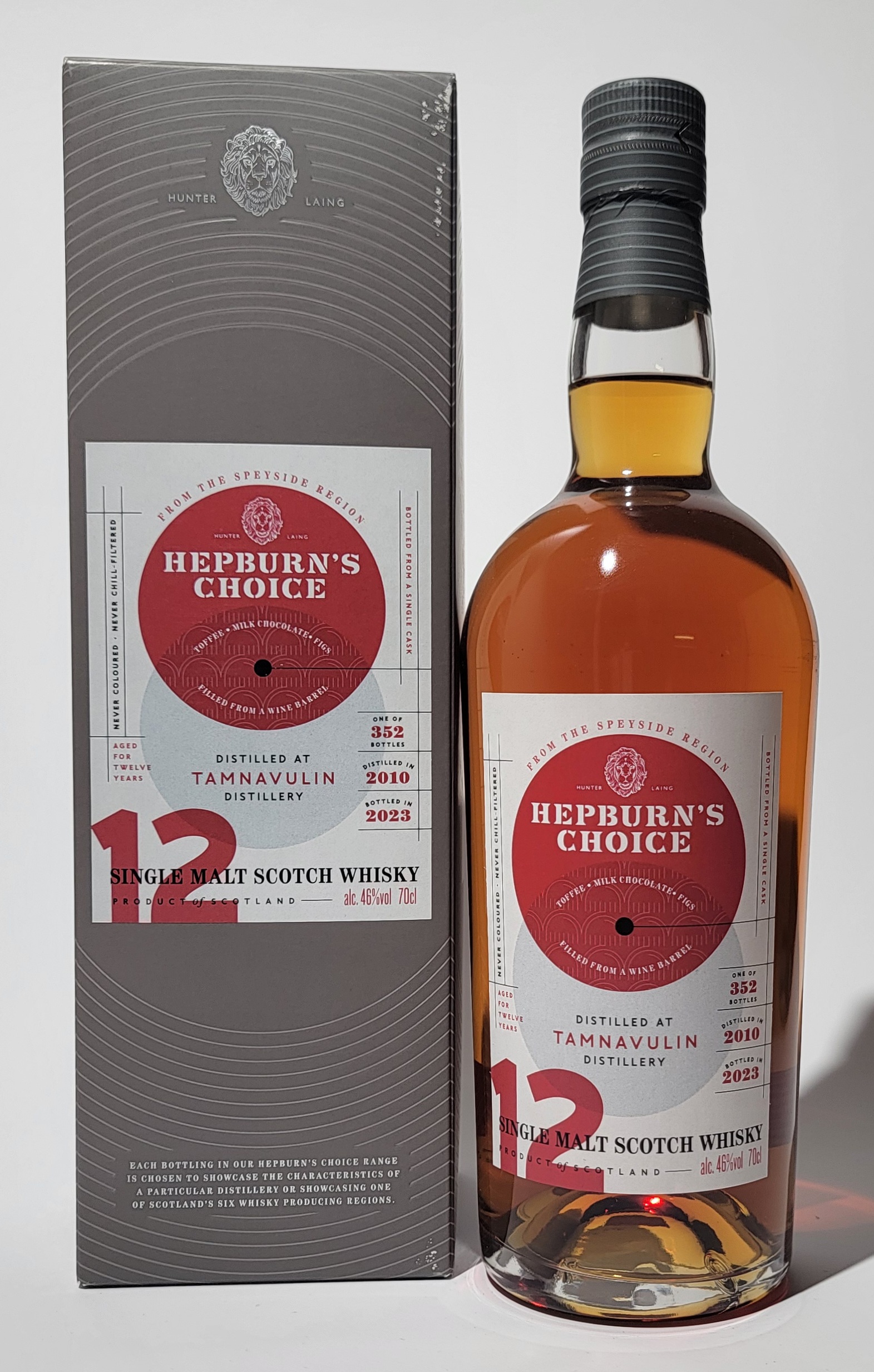 Hunter Laing 'Hepburn's Choice' Tamnavulin 2010 12 Years Old