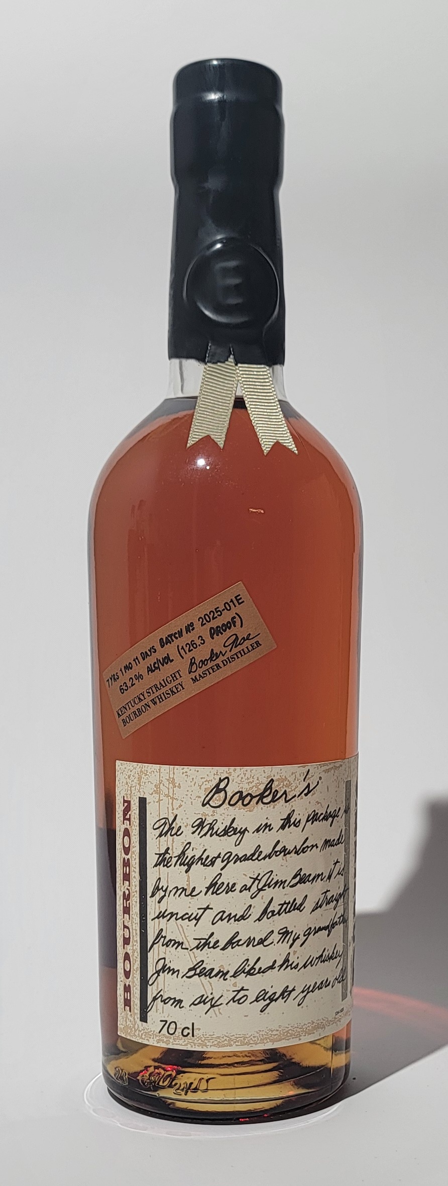 Booker's Bourbon 7 Years Old Batch No. 2025-01E No.2