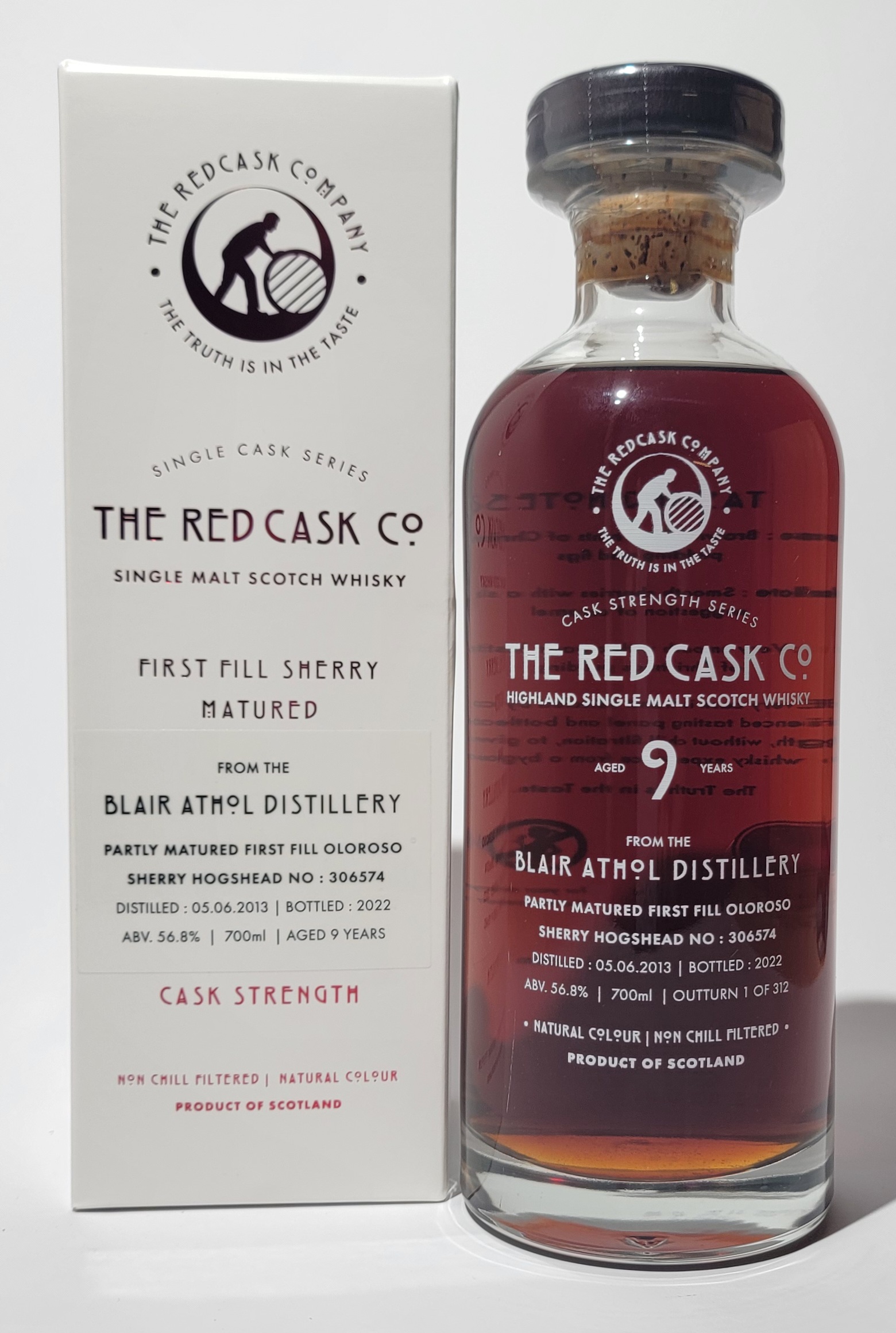The Red Cask Company Blair Athol 2013 9 Years Old