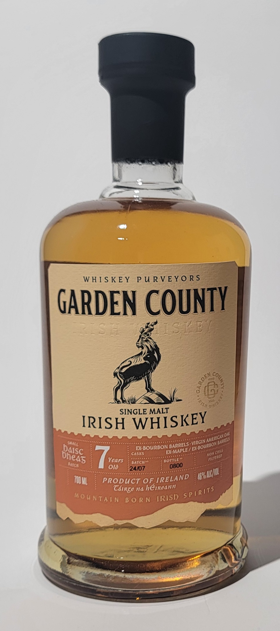 Garden County Irish Whiskey 7 Years Old