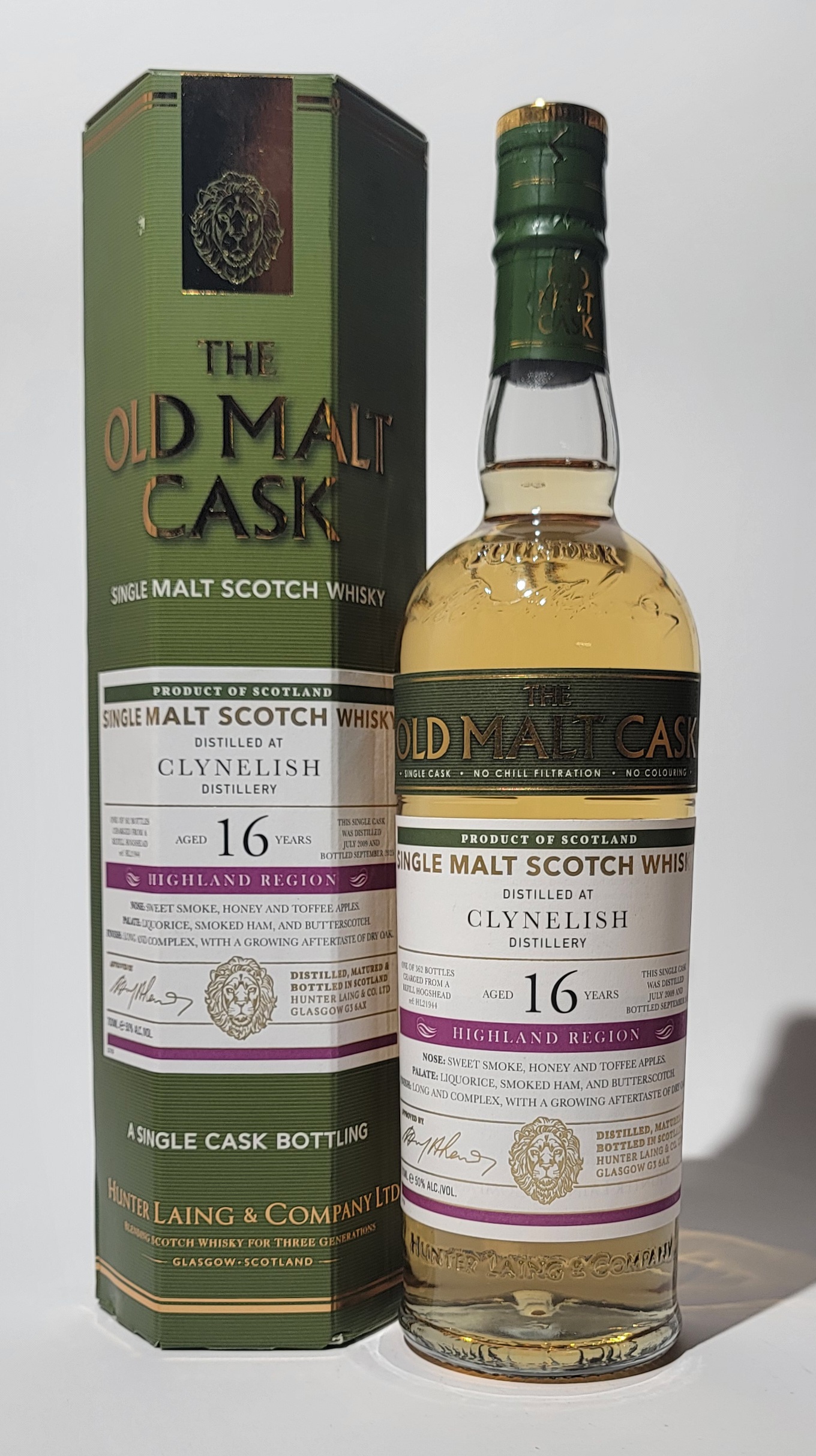 The Old Malt Cask Clynelish 2009 16 Years Old