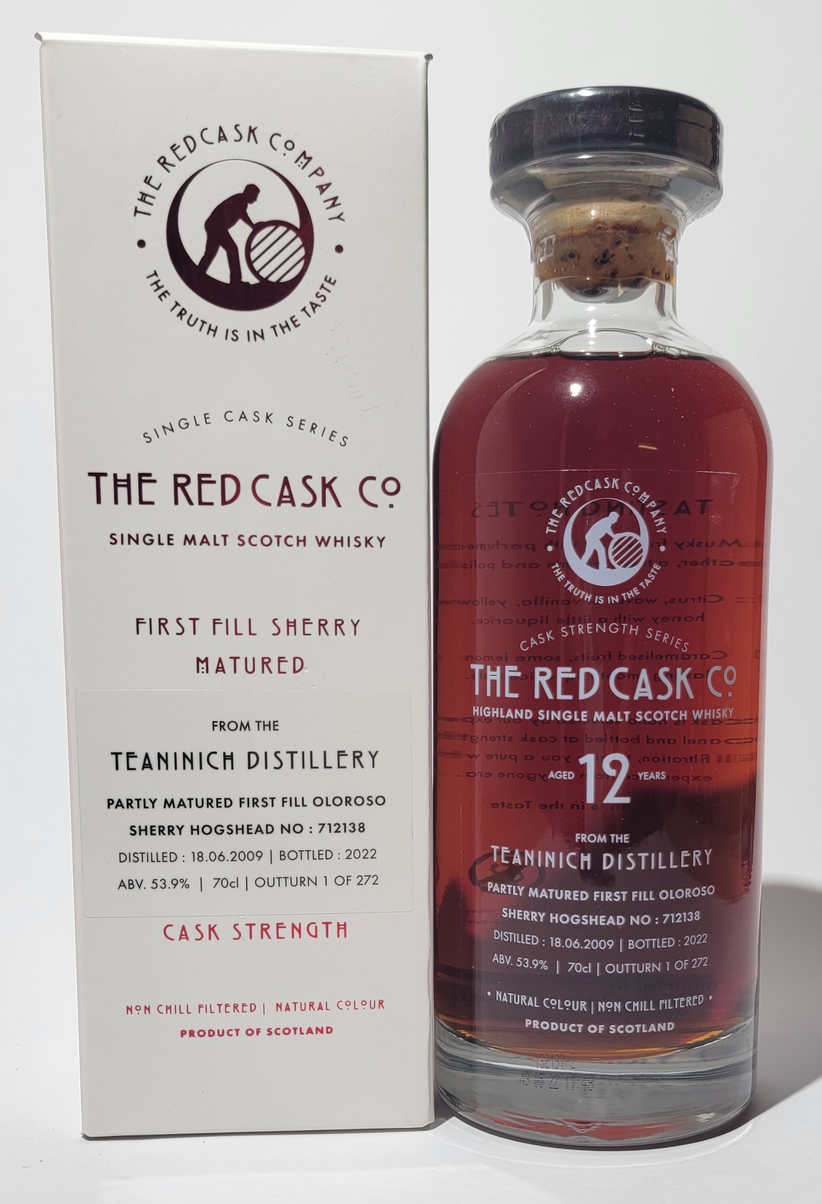 The Red Cask Company Teaninich 2009 12 Years Old