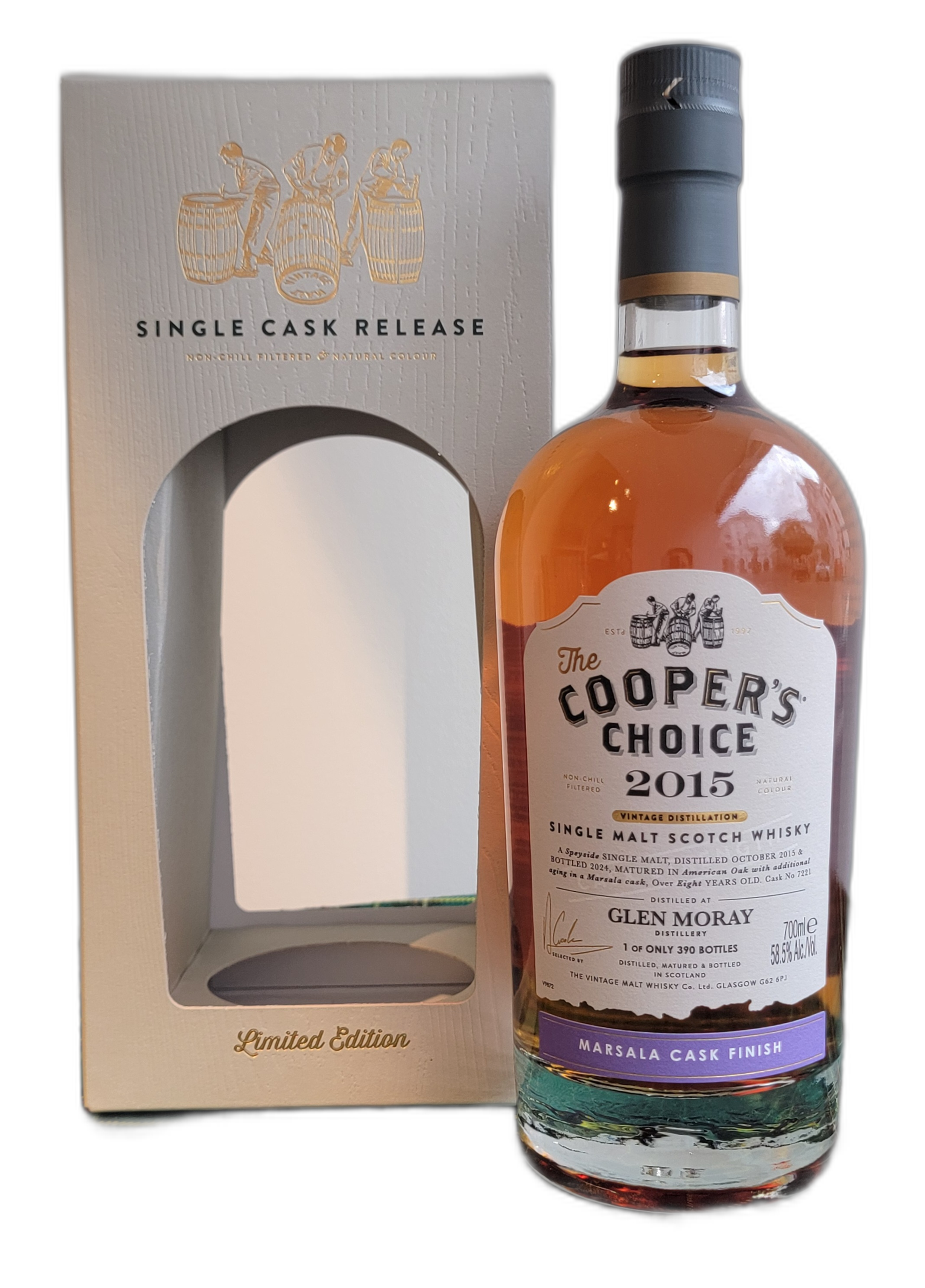 The Cooper's Choice Glen Moray 2015 8 Years Old