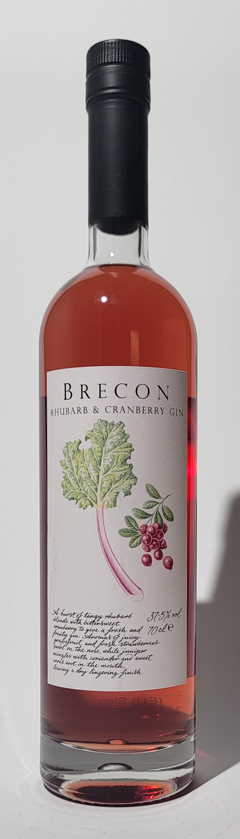 Penderyn Brecon Gin - Rhubarb & Cranberry