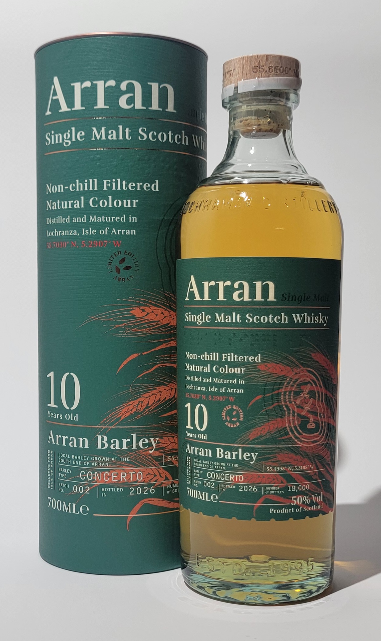 Arran 10 Years Old - Arran Barley 2nd Batch